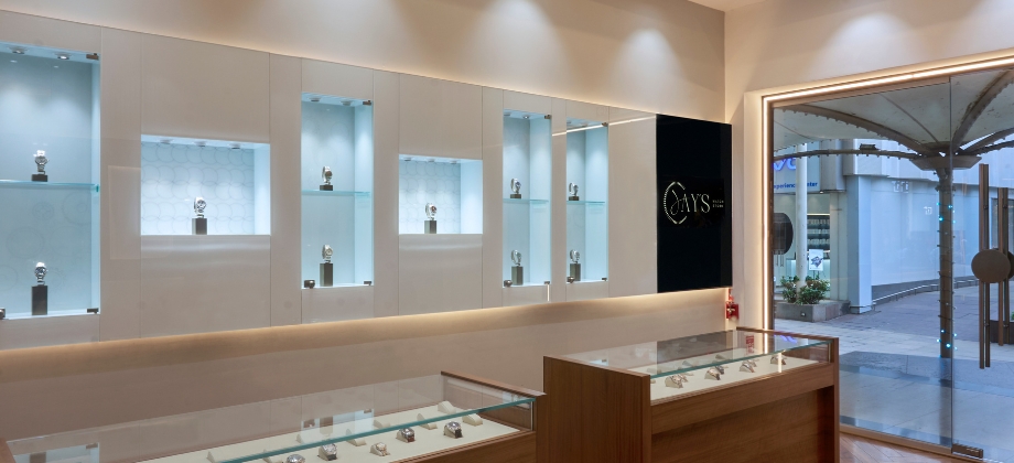 Inside View of Jay's Watch Store