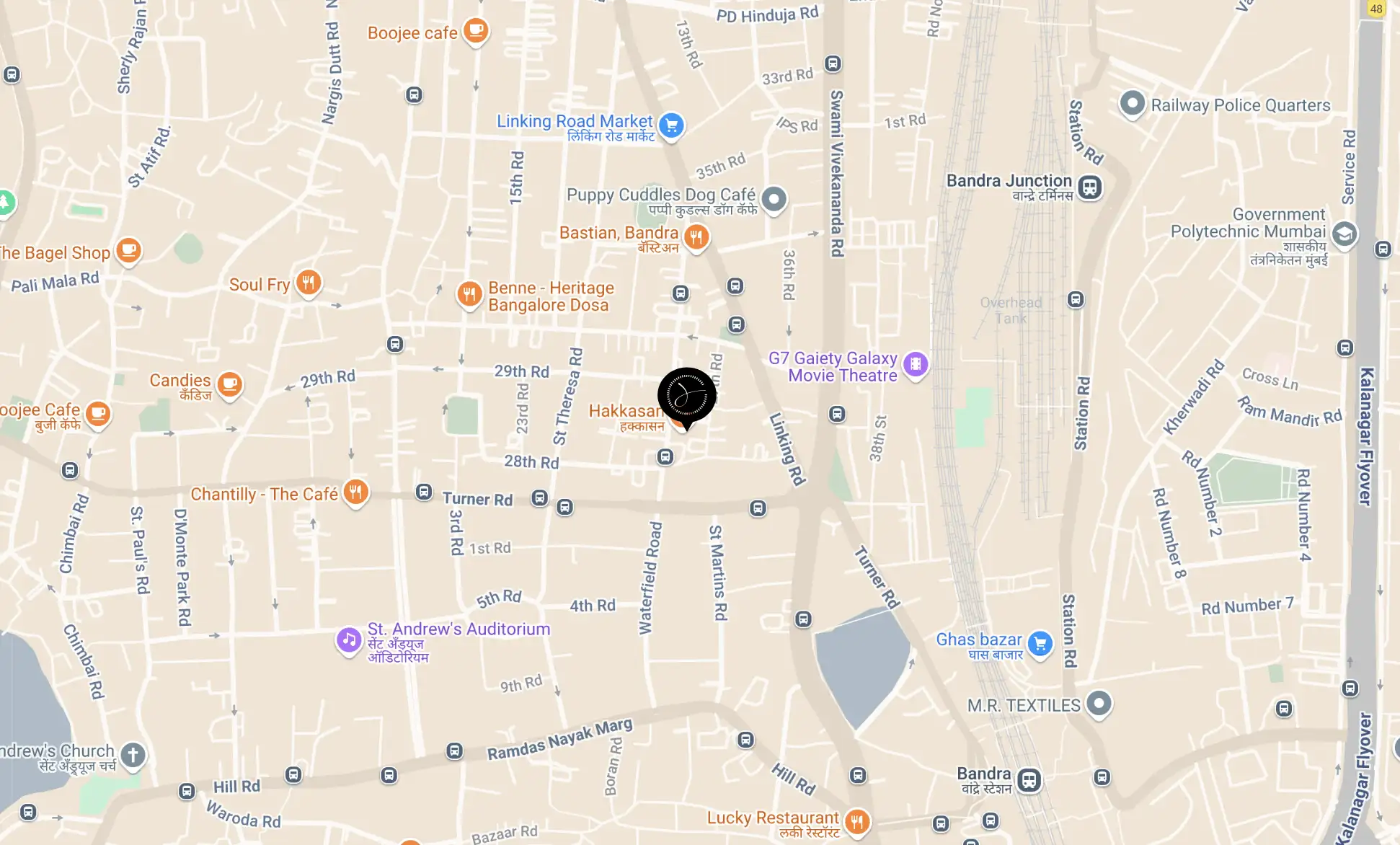 Map Image of Jay's Watch Store Location