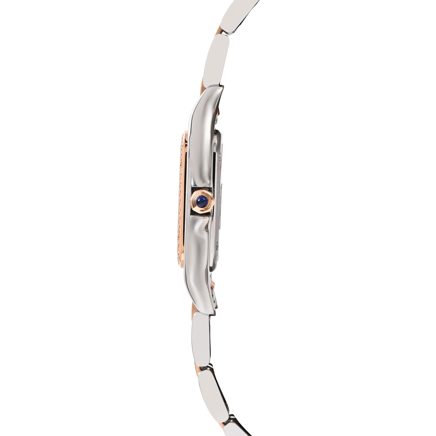 Panthere de Cartier Small Steel and Gold Diamond Bezel