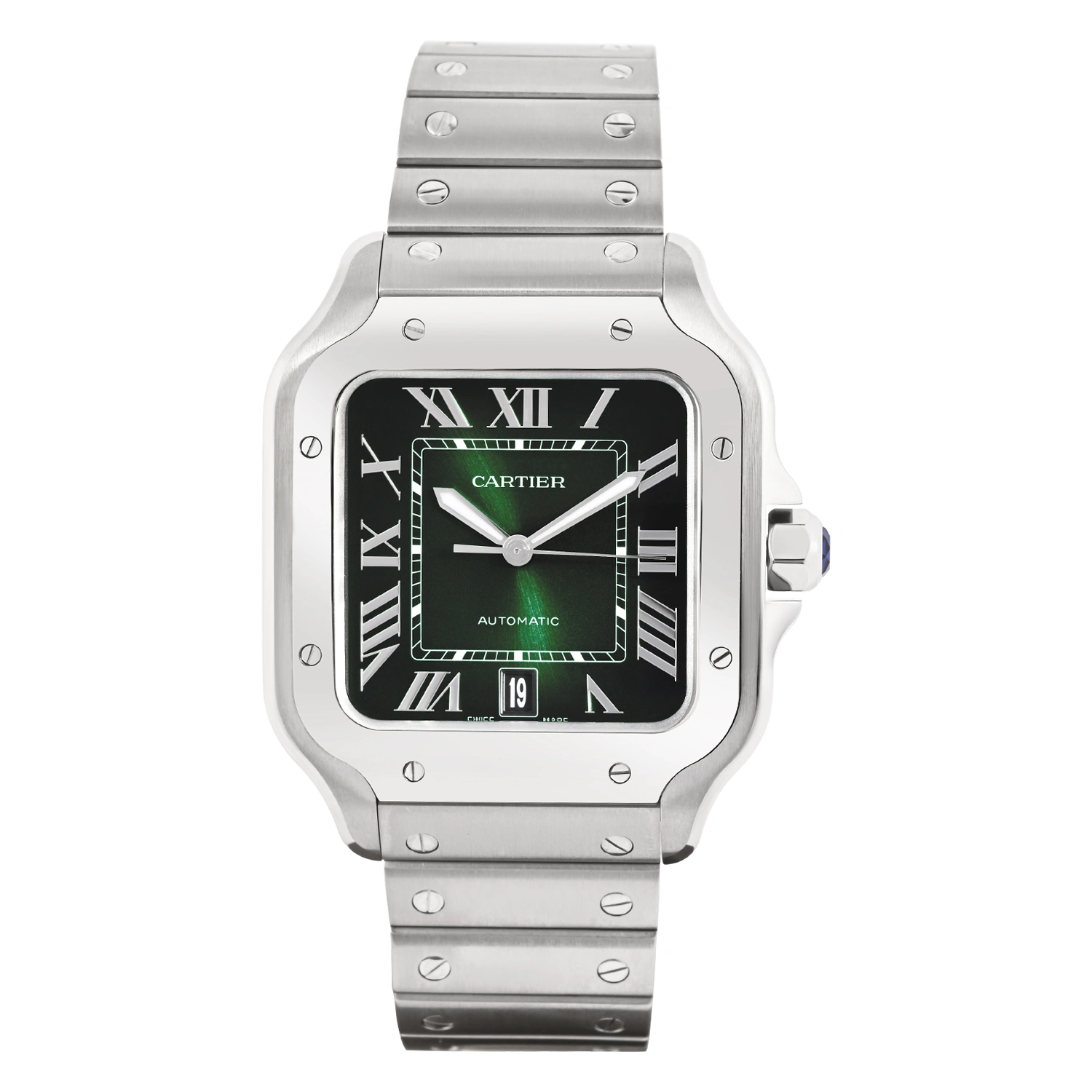 Cartier Santos_De_Cartier_Large_Green_Dial