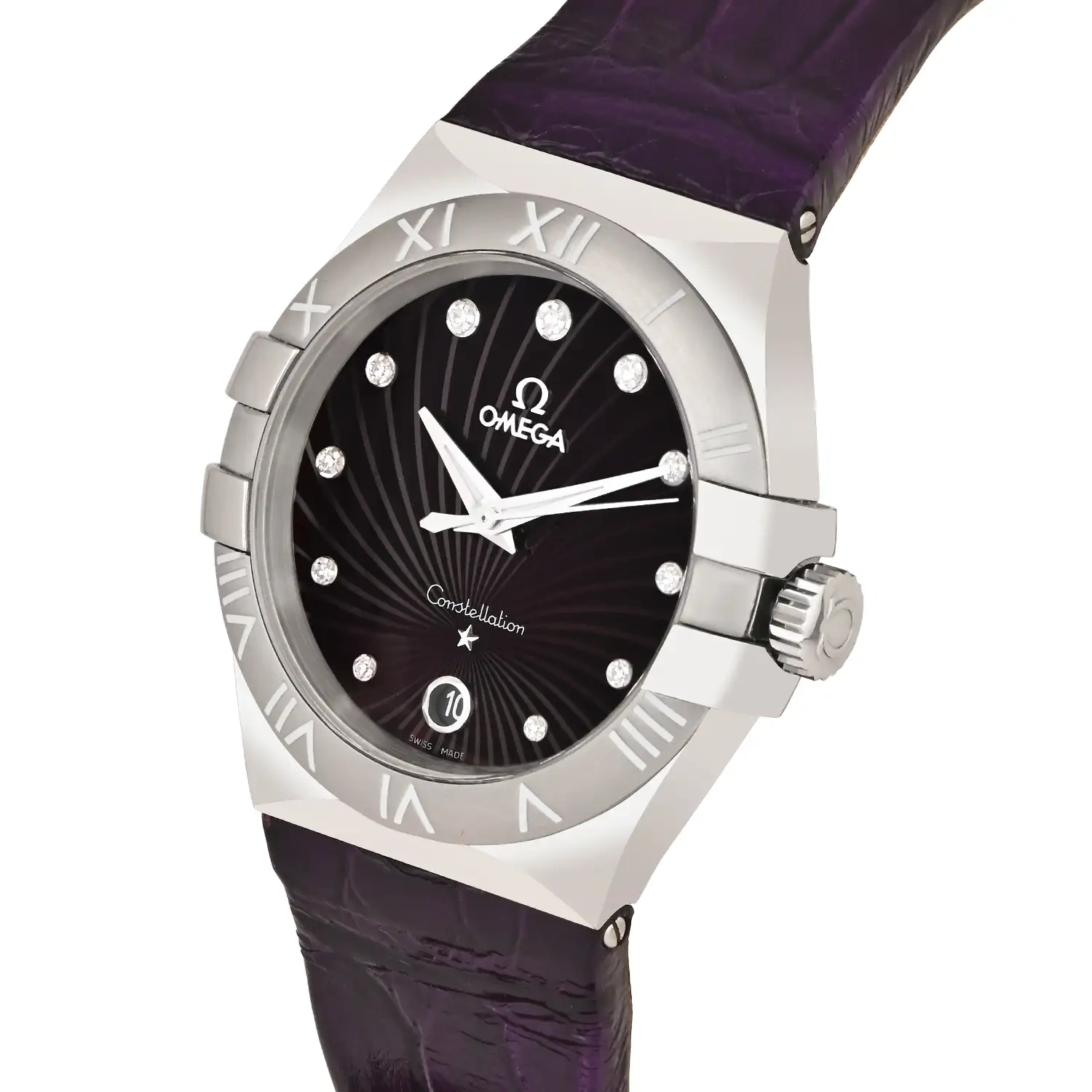 Constellation 35mm Steel on Leather Strap