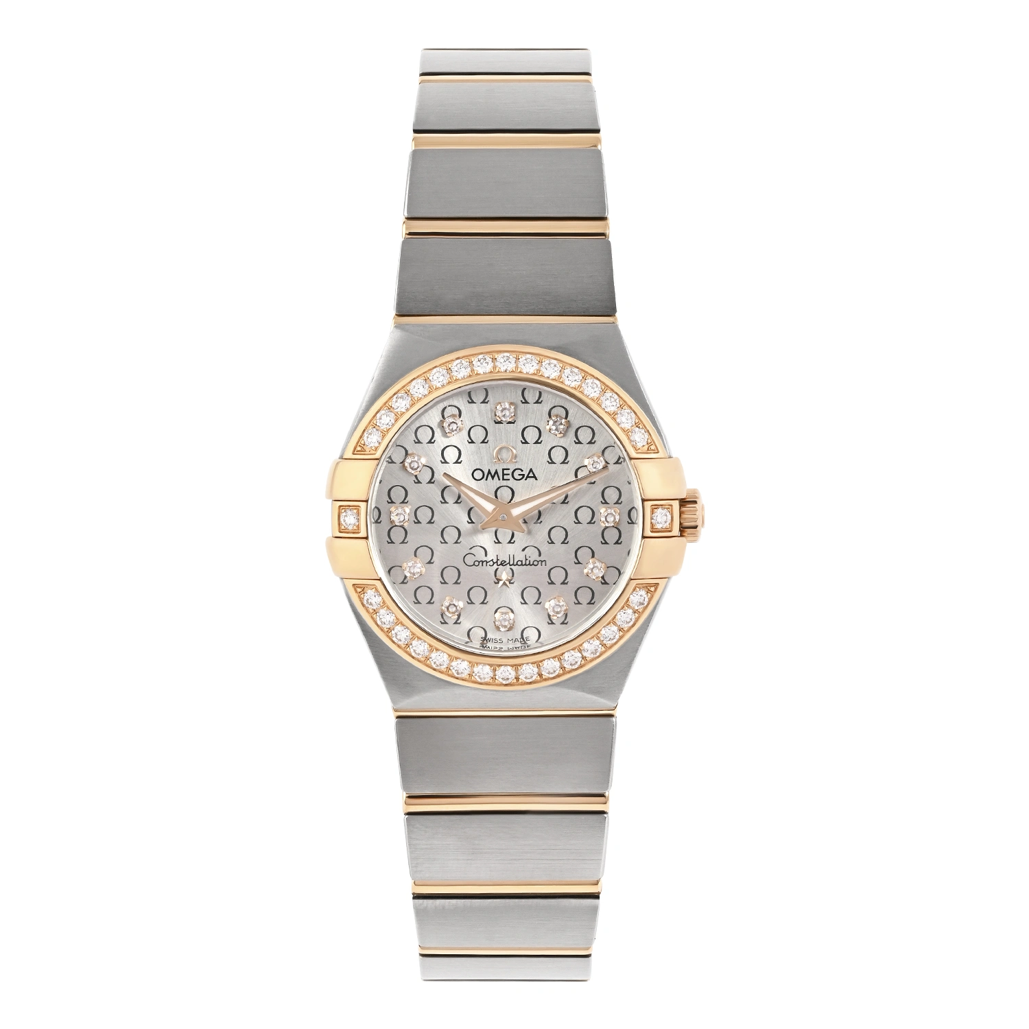 Constellation Steel & Red Gold Logo Motif Dial