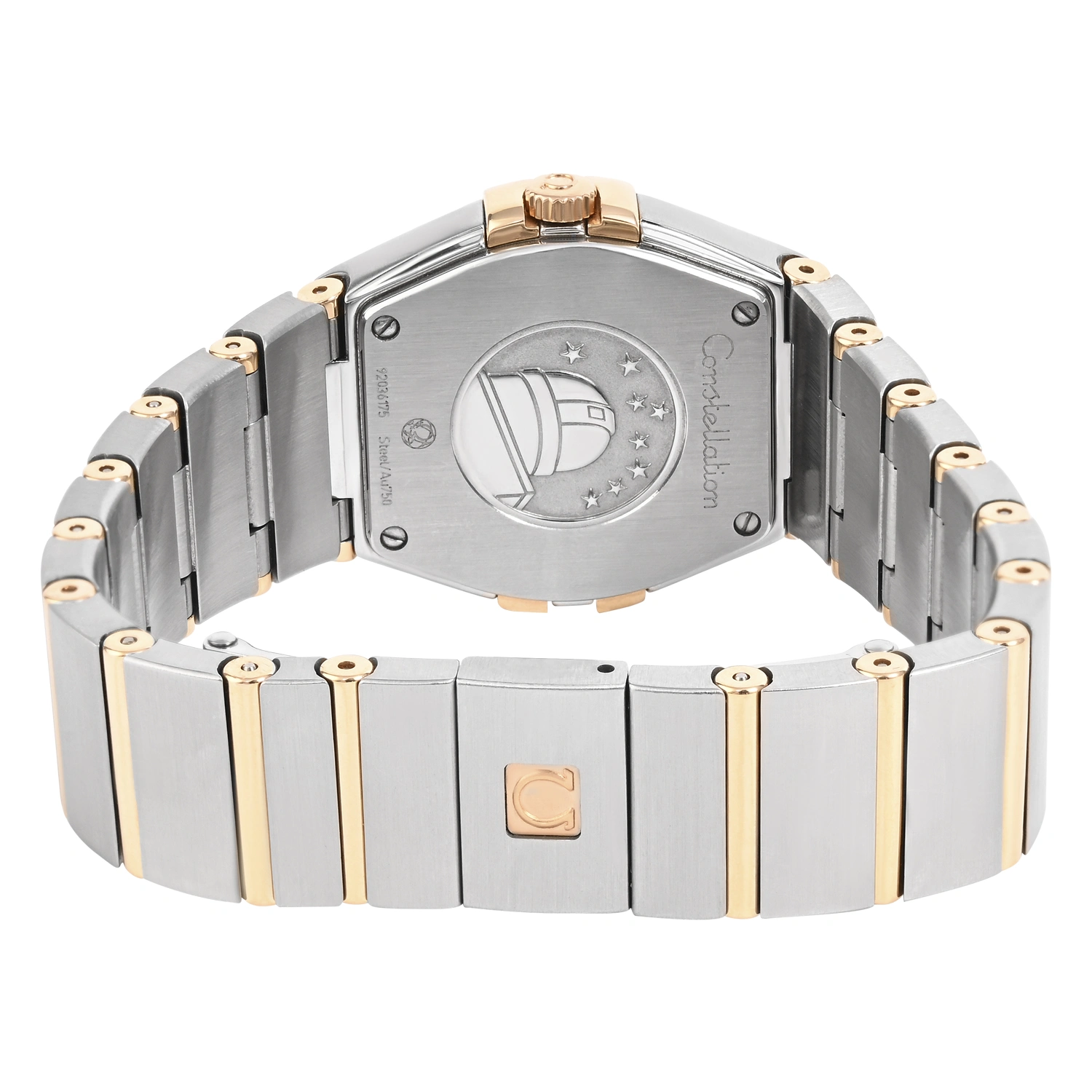 Constellation Steel & Red Gold Logo Motif Dial