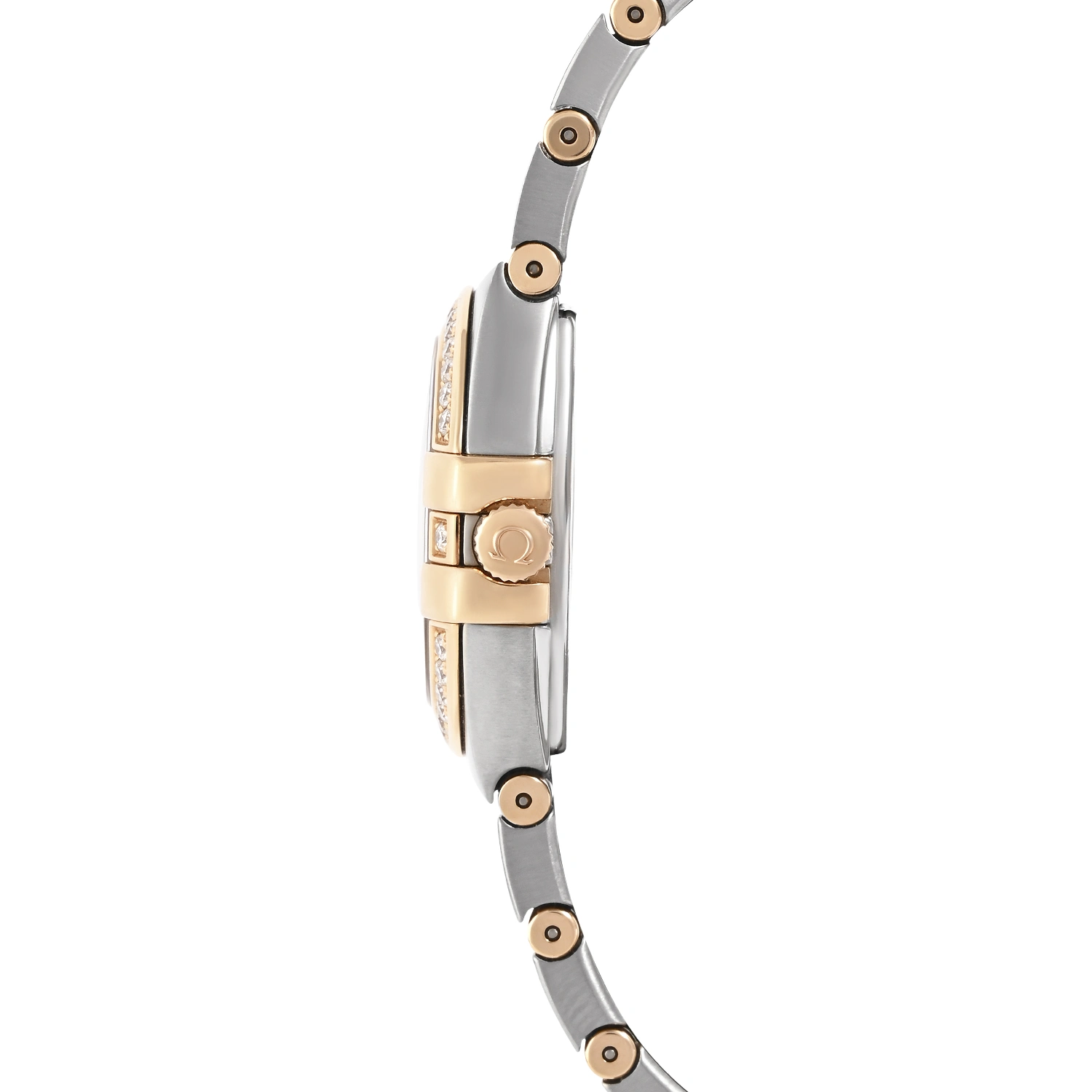 Constellation Steel & Red Gold Logo Motif Dial