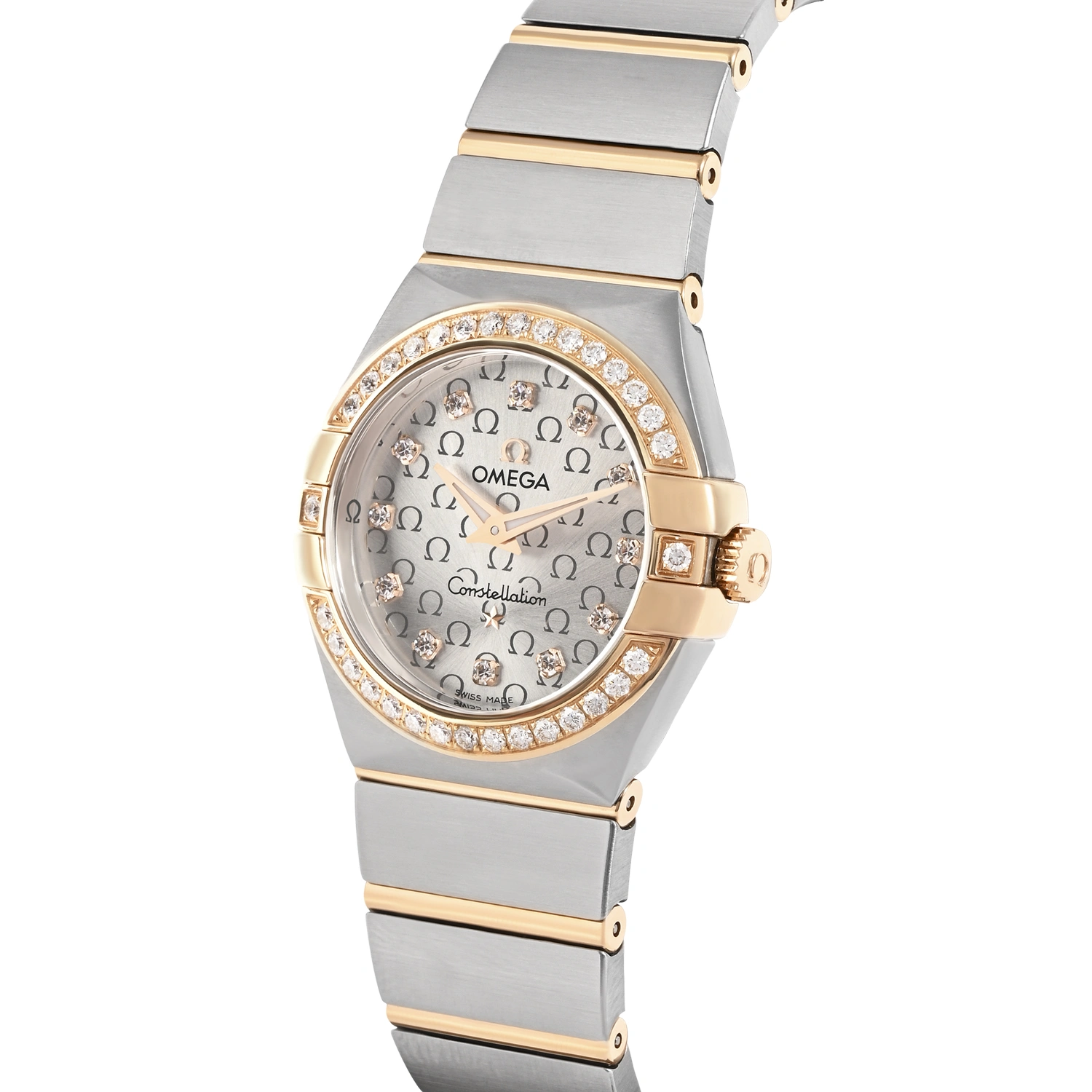 Constellation Steel & Red Gold Logo Motif Dial