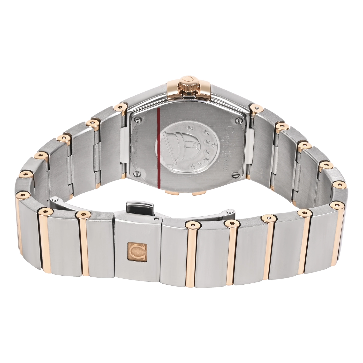 Constellation Steel & Red Gold Mother of Pearl Dial Diamond Markers