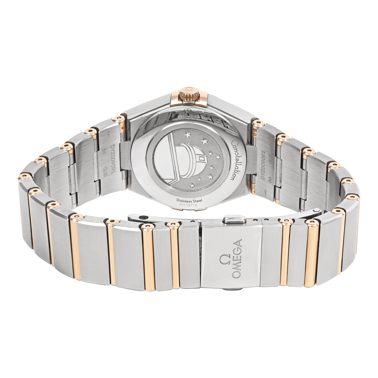 Constellation Steel & Sedna Gold Brown Dial Diamond Markers & Diamonds on Bezel