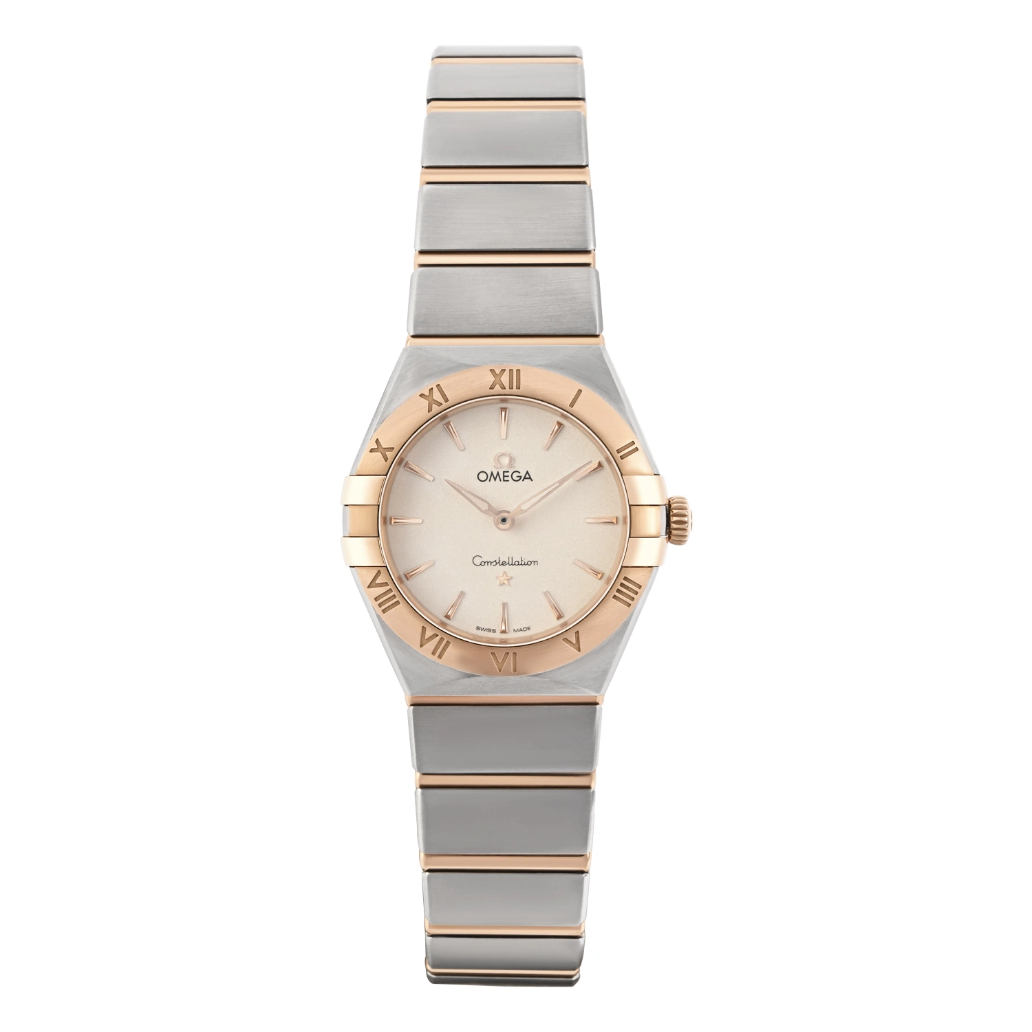 Constellation Steel & Sedna Gold Silver Dial