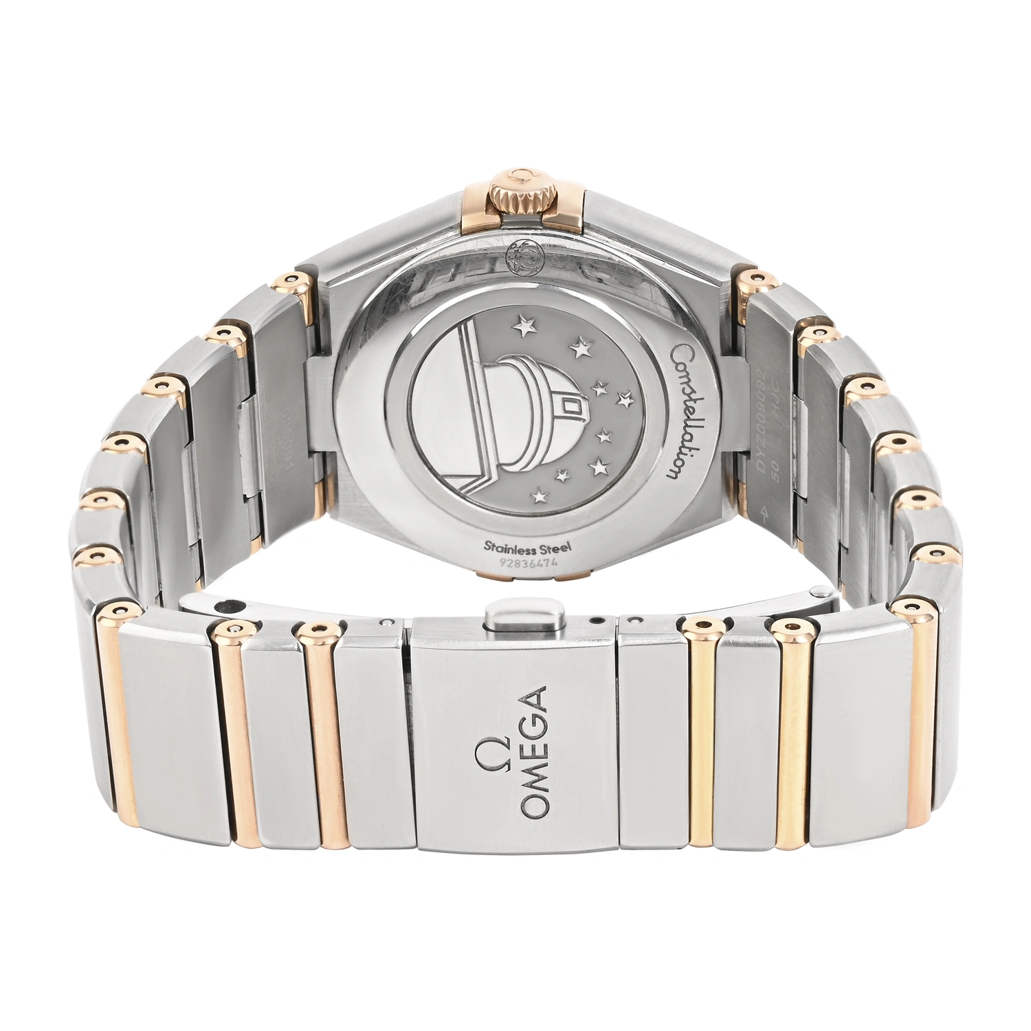Constellation Steel & Sedna Gold Silver Dial