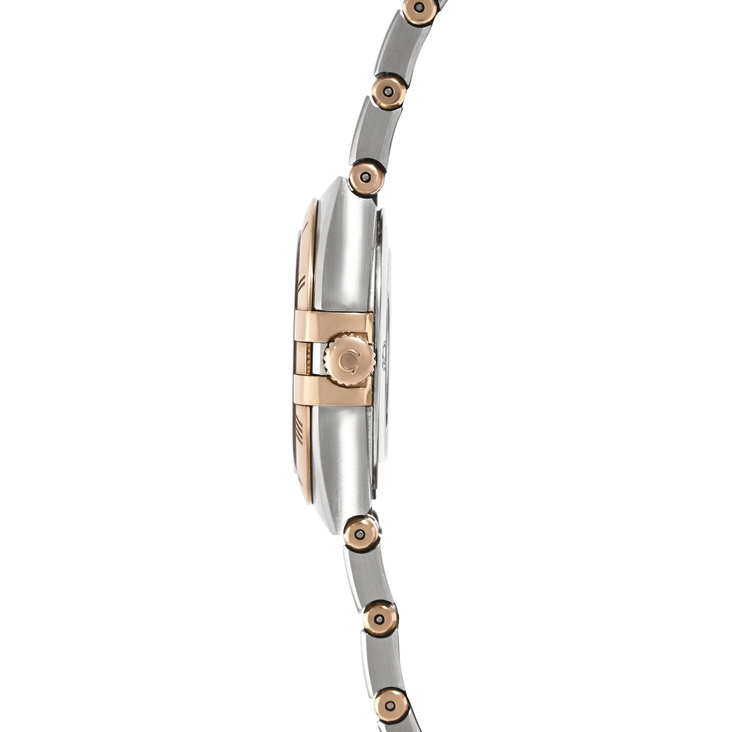 Constellation Steel & Sedna Gold Silver Dial