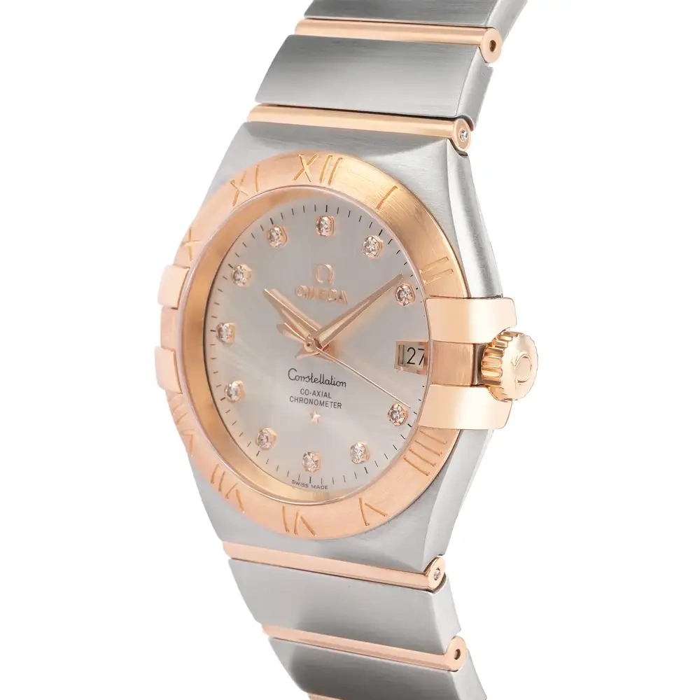 Constellation Steel and Rose Gold Diamond Dial