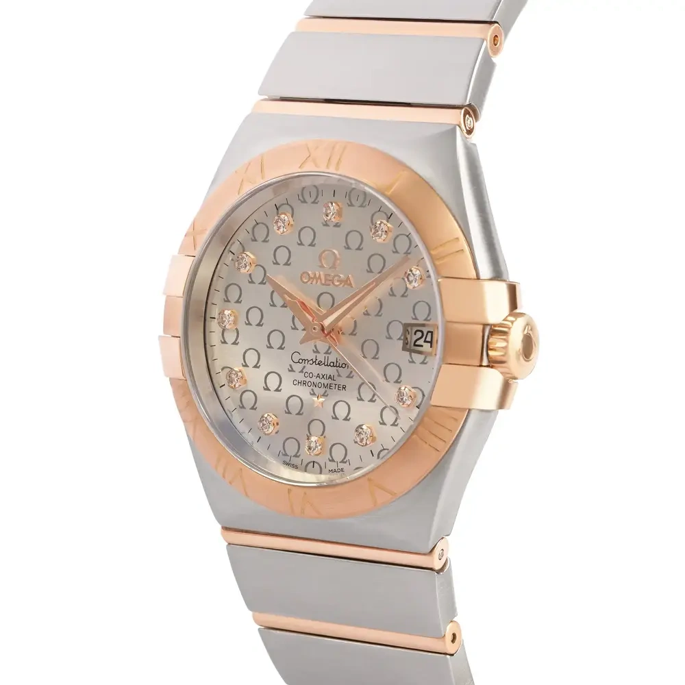 Constellation Steel and Rose Gold Logo Motif Dial