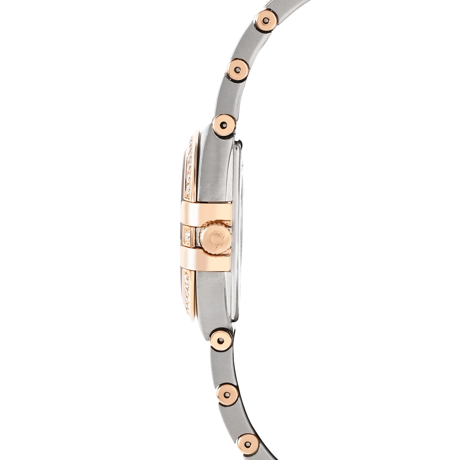 Constellation Steel and Sedna Gold Diamond Markers and Diamond on Bezel