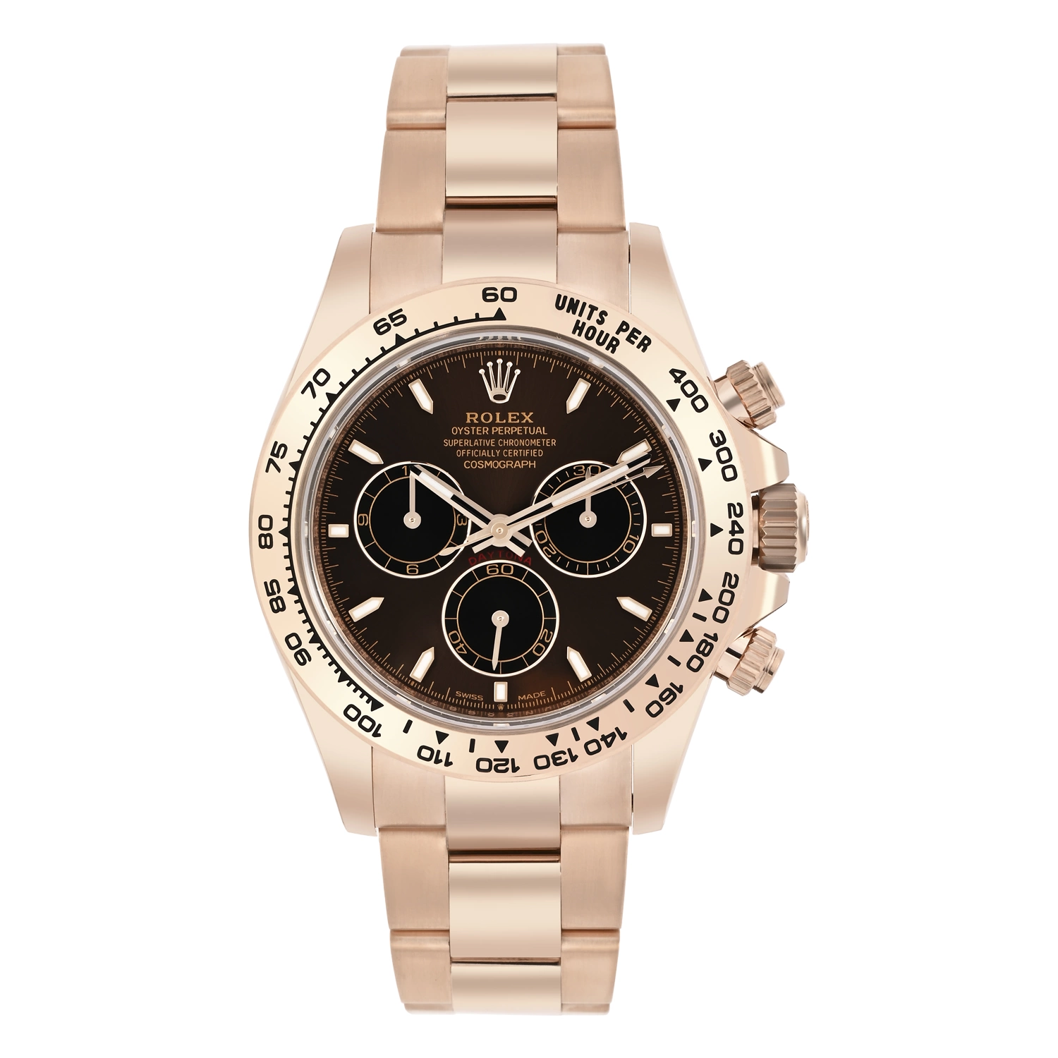 Cosmograph Daytona Everose Gold Chocolate and Black Dial