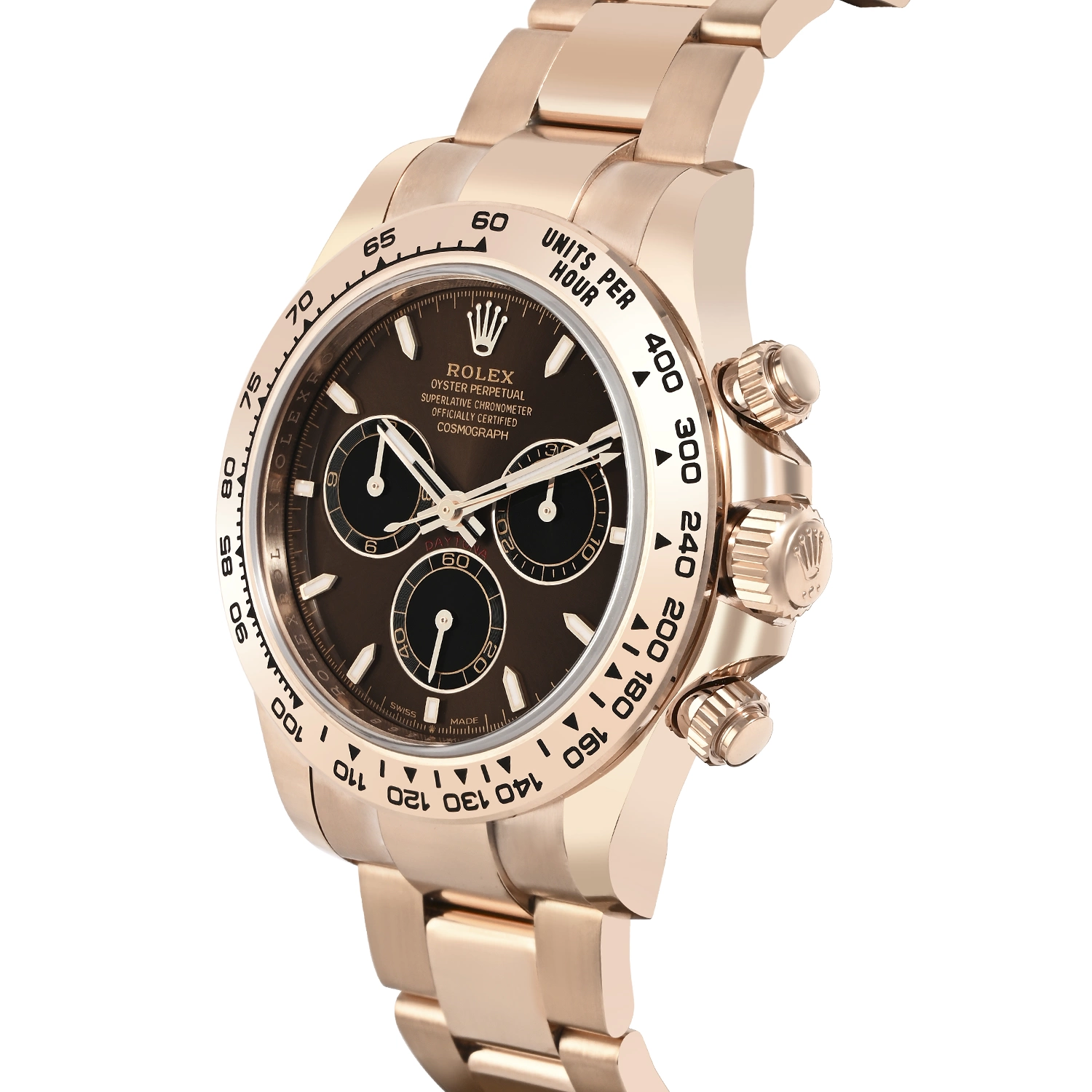 Cosmograph Daytona Everose Gold Chocolate and Black Dial