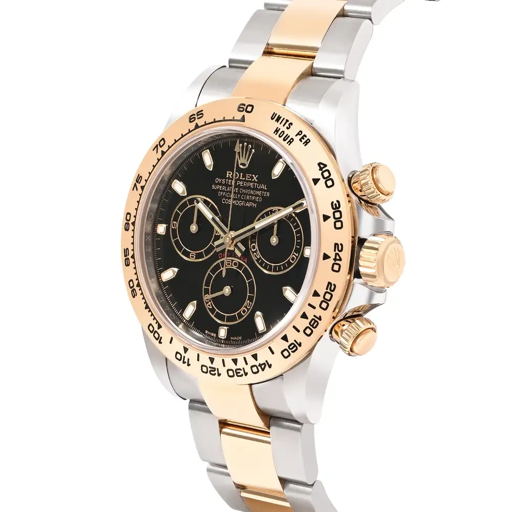 Cosmograph Daytona Steel & Yellow Gold Black Dial