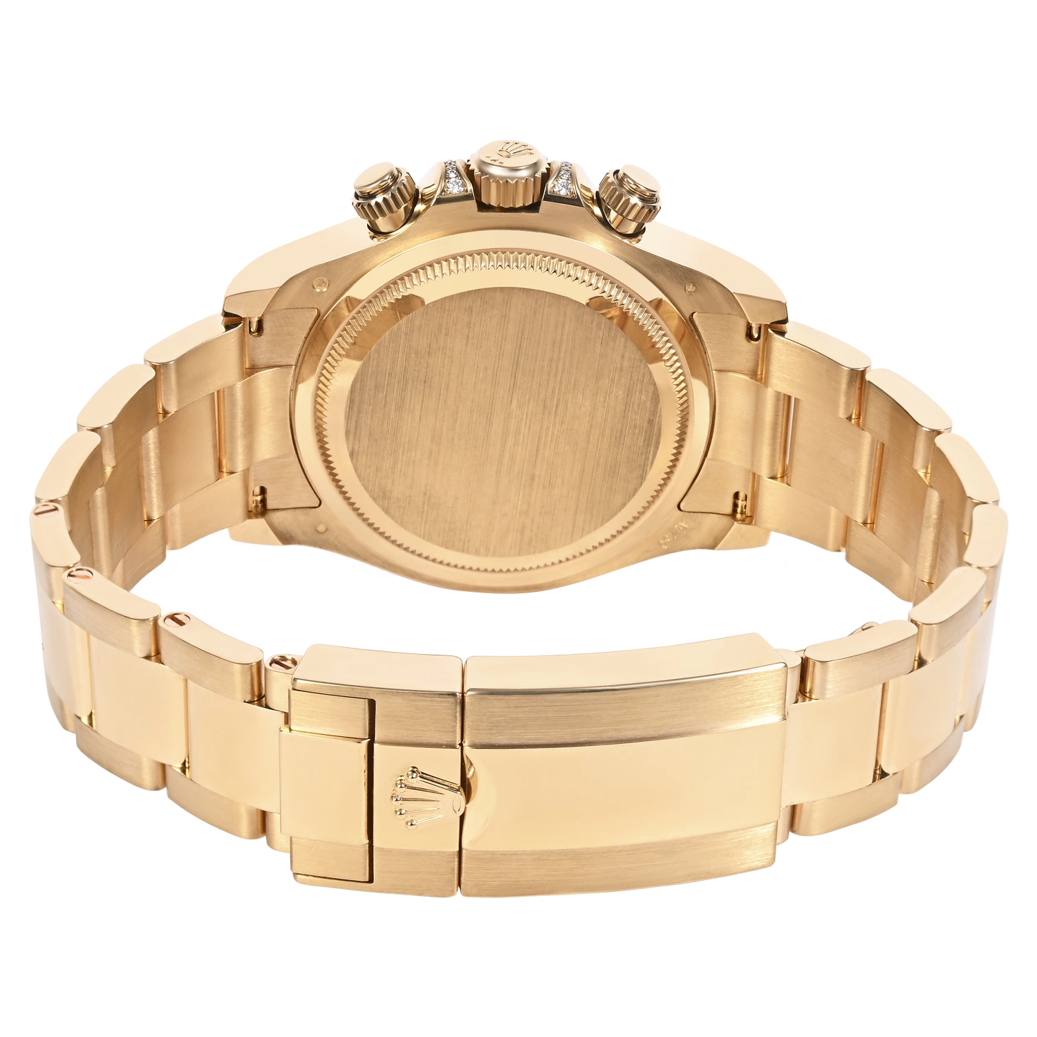 Cosmograph Daytona Yellow Gold Trapeze Diamond-Set Golden Set With Diamonds