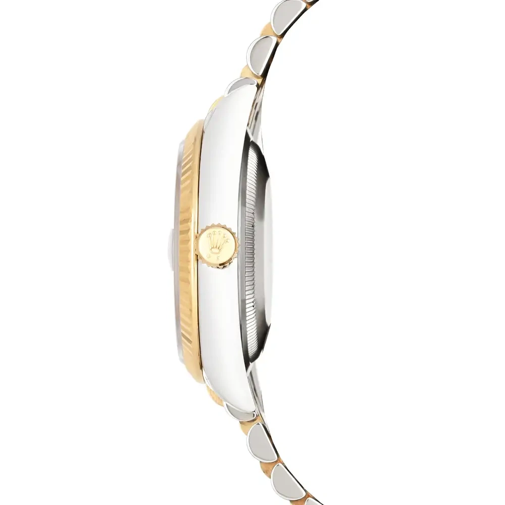 Datejust 36mm Olive Dial Steel Gold