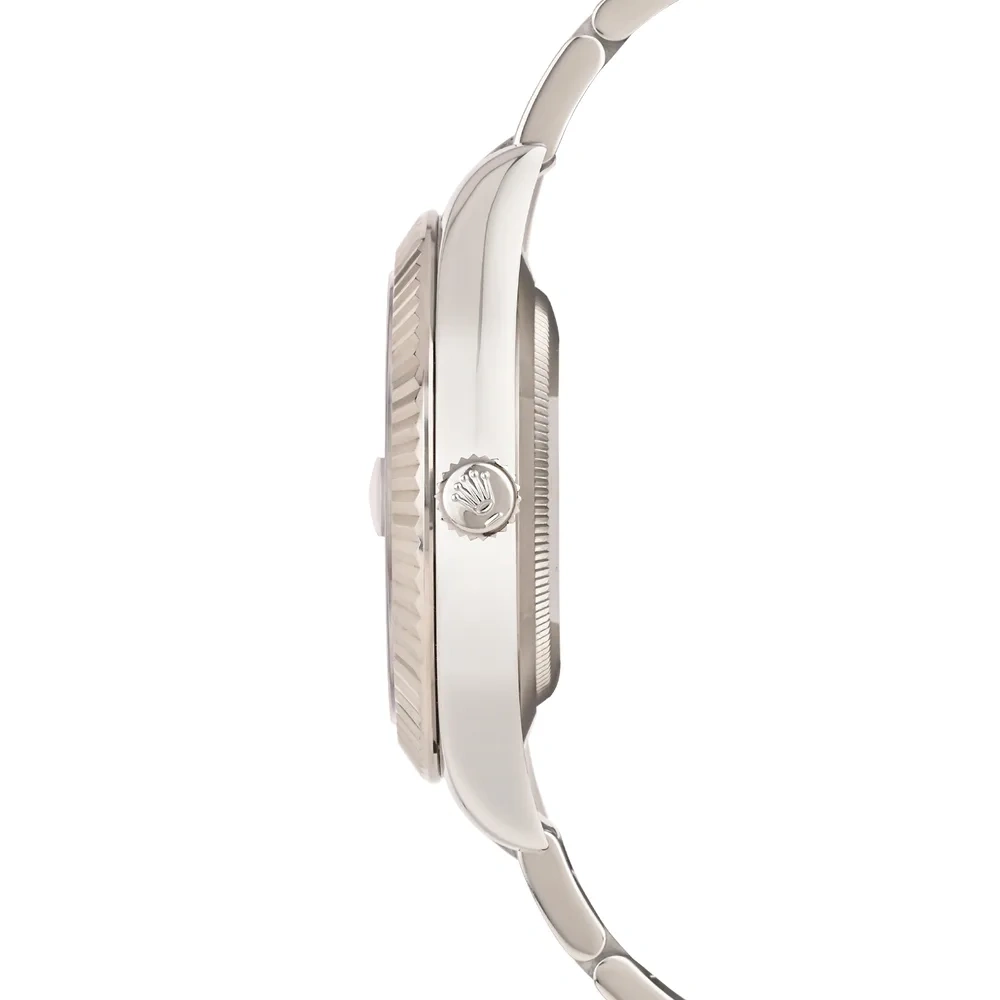Datejust 41 Azzuro Dial On Oyster Fluted Bezel