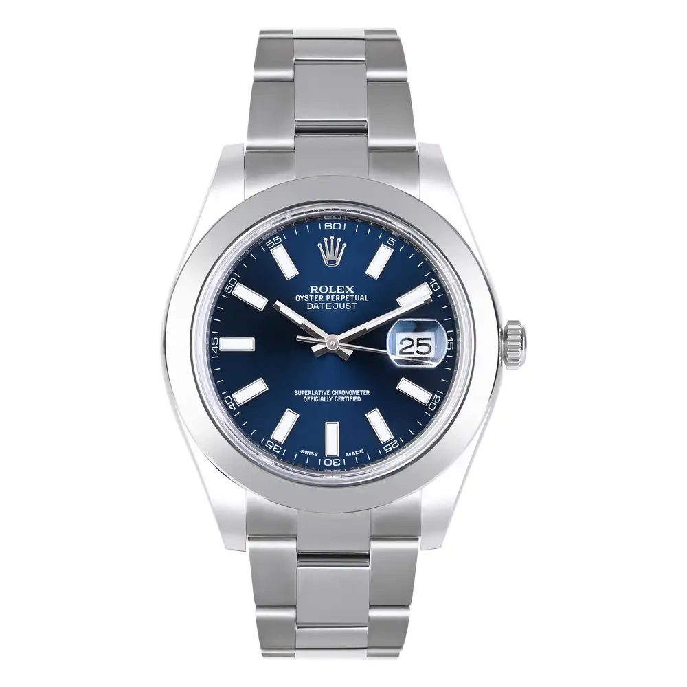 Datejust 41mm Blue Dial on Oyster Bracelet