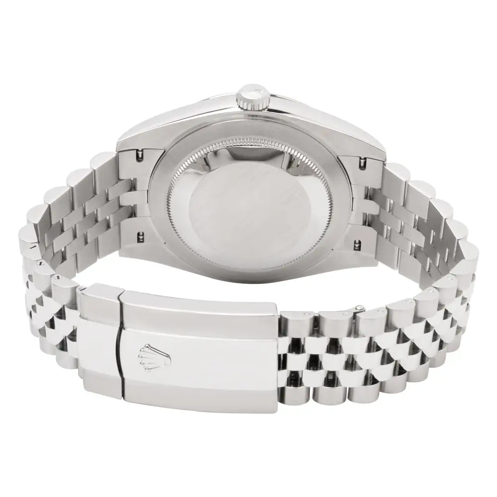 Datejust Blue Motif Dial Smooth Bezel On Jubilee