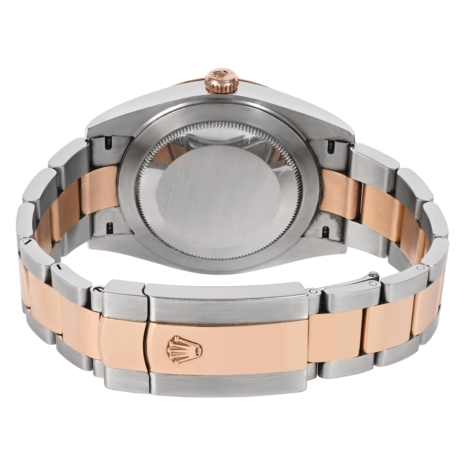 Datejust Steel and EverRose Gold Sundust Dial