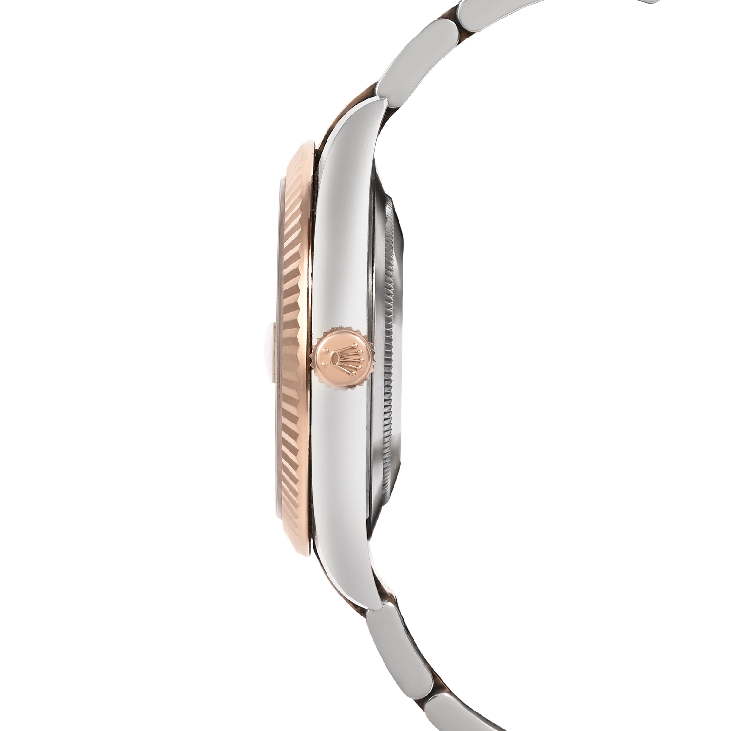 Datejust Steel and EverRose Gold Sundust Dial