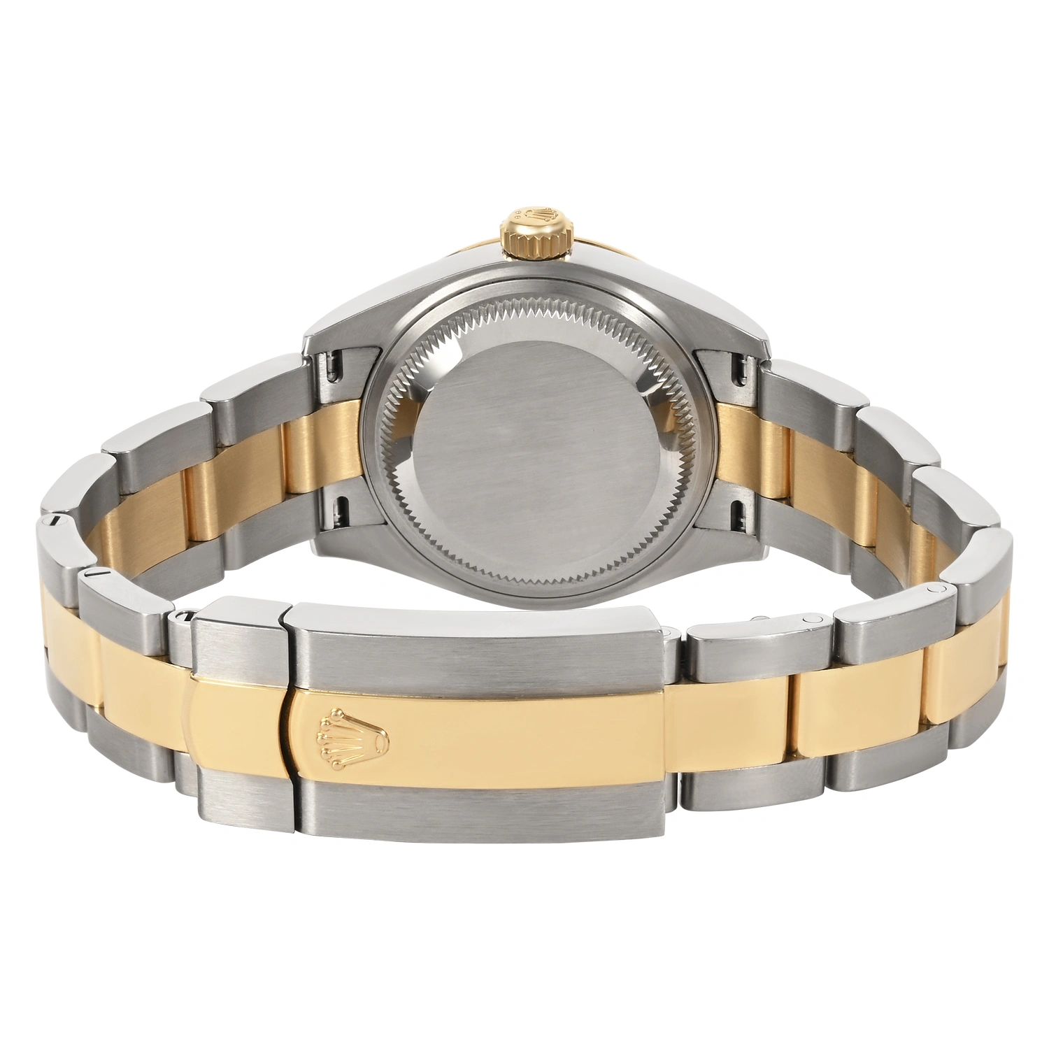 Datejust Steel and Yellow Gold Silver Dial Diamond Markers