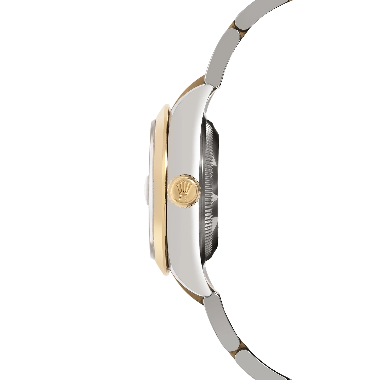 Datejust Steel and Yellow Gold Silver Dial Diamond Markers