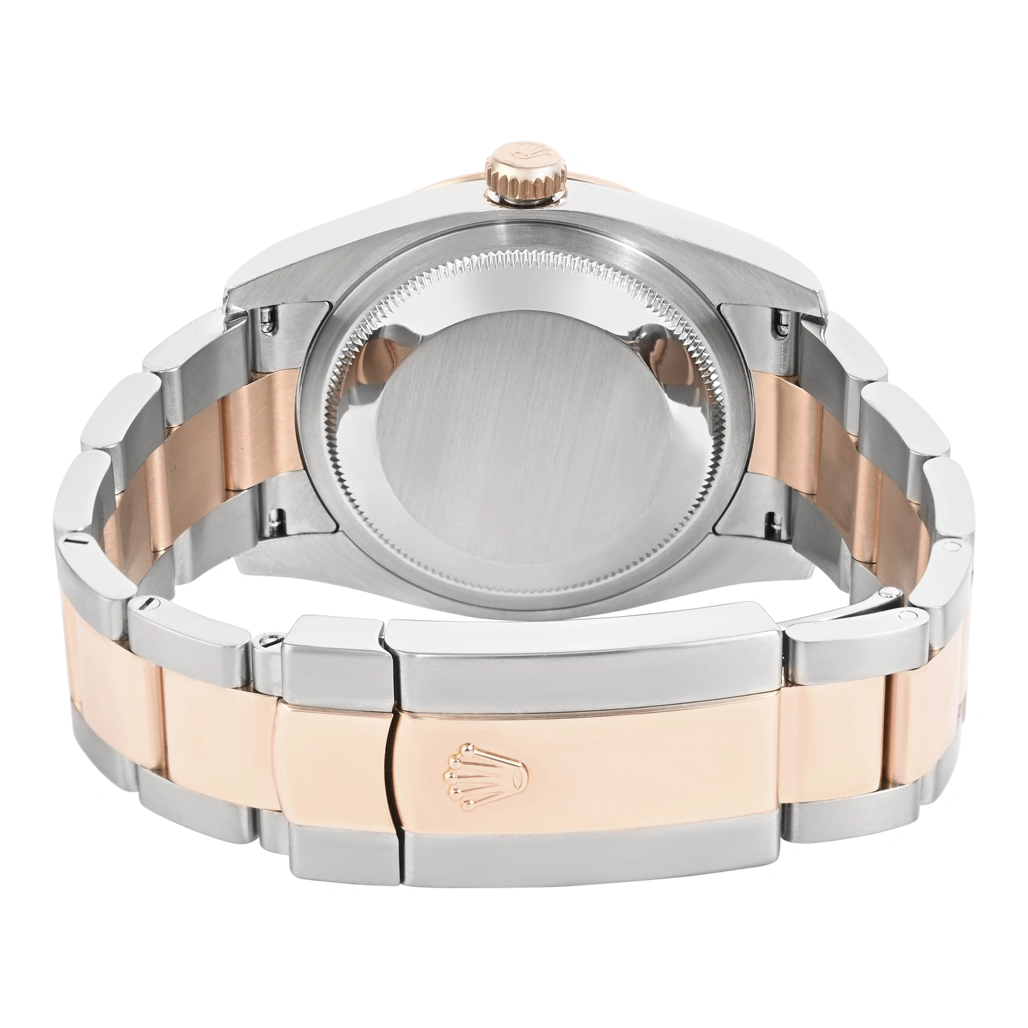 Datejust Turn-O-Graph Steel and Everose Gold White Dial