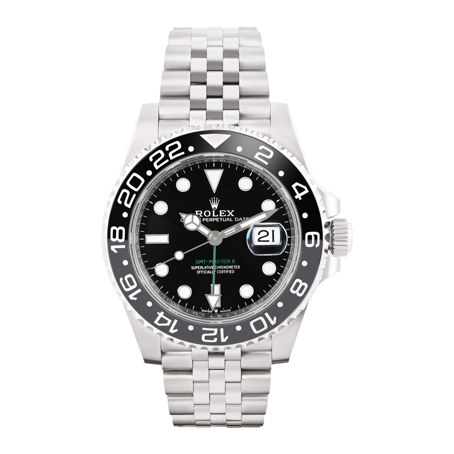 GMT Master II Black and Grey Bezel on Jubilee