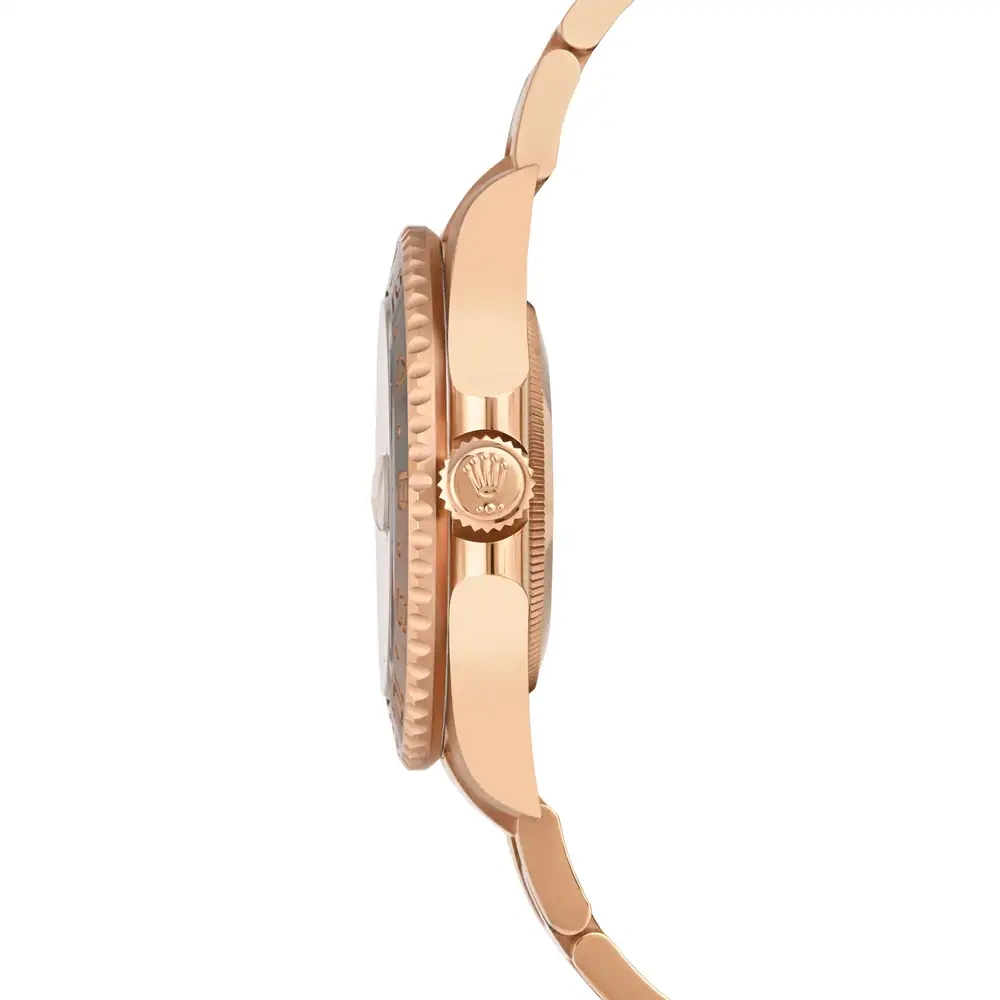 GMT Master II Rose Gold Brown and Black Bezel