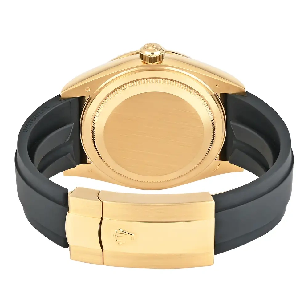 Sky-Dweller Black Dial Yellow Gold Case on Oysterflex Bracelet