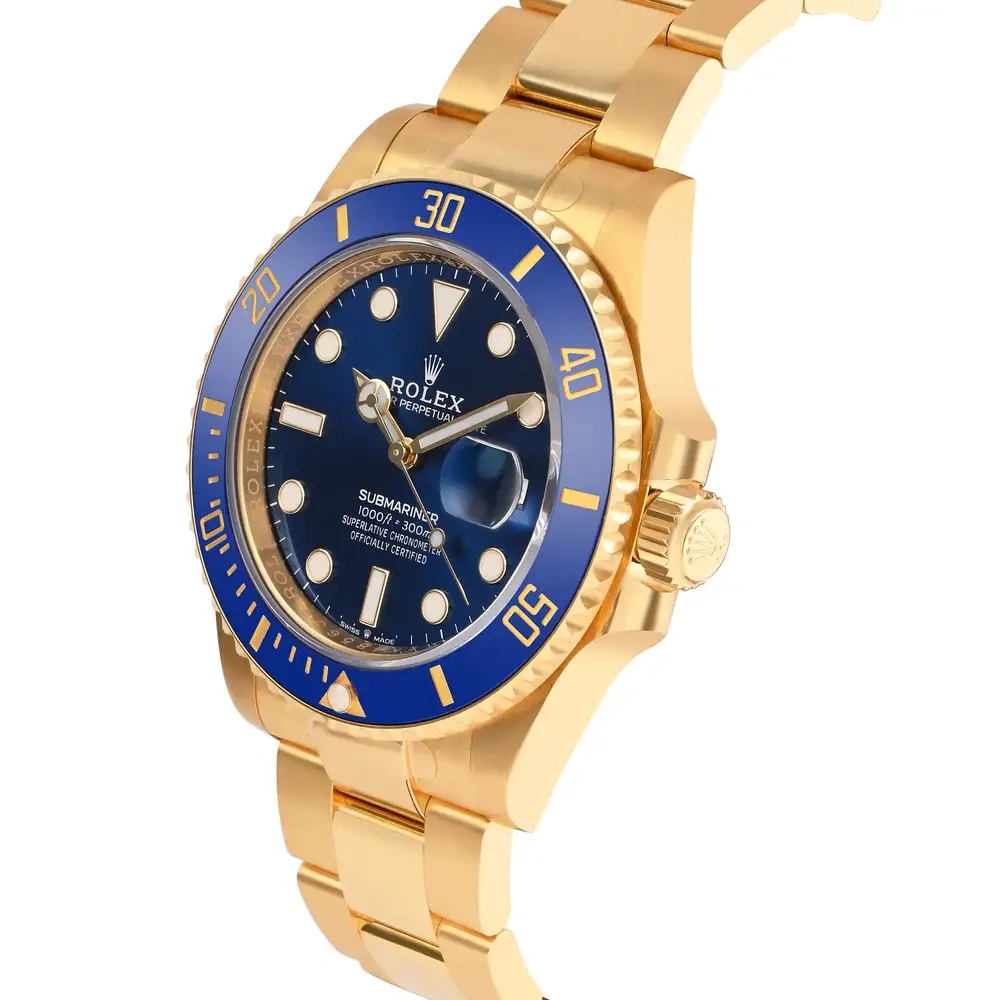 Submariner Blue Dial Blue Bezel Yellow Gold