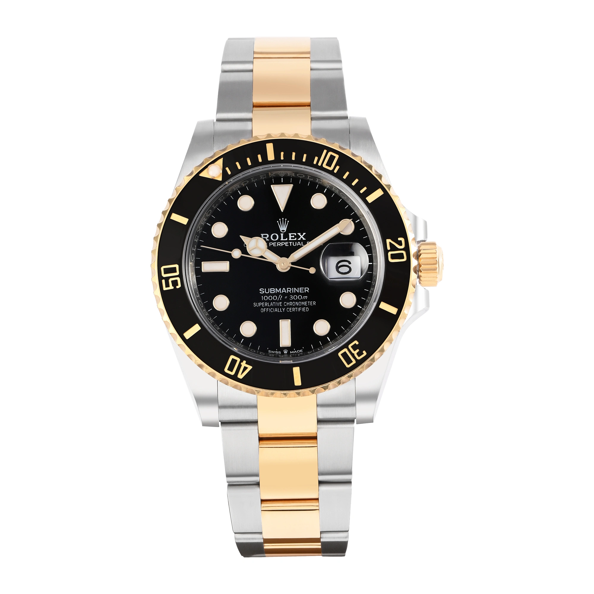 Submariner Steel and Yellow Gold Black Bezel Black Dial