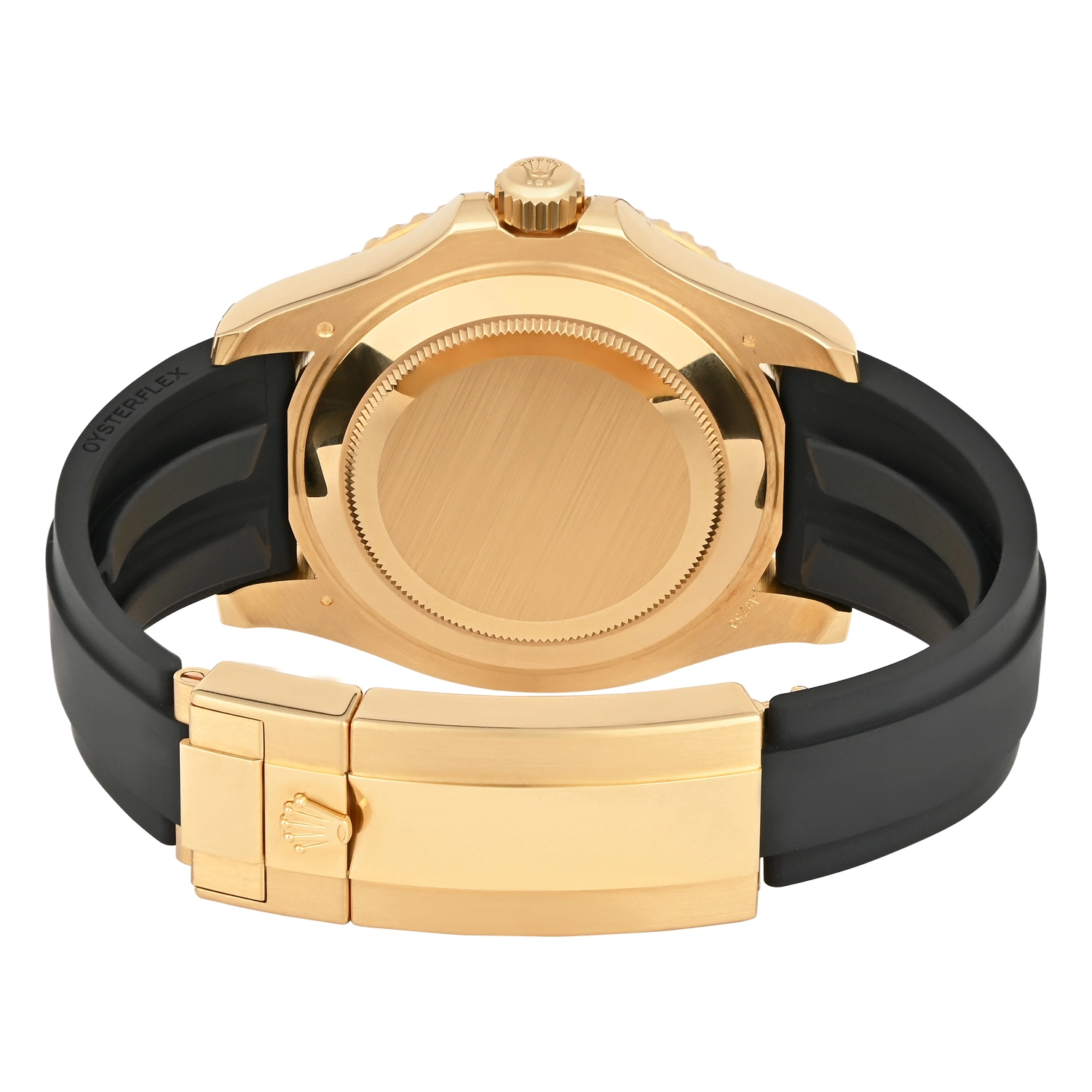 Yacht -Master 42 Yellow Gold Black Dial Oysterflex