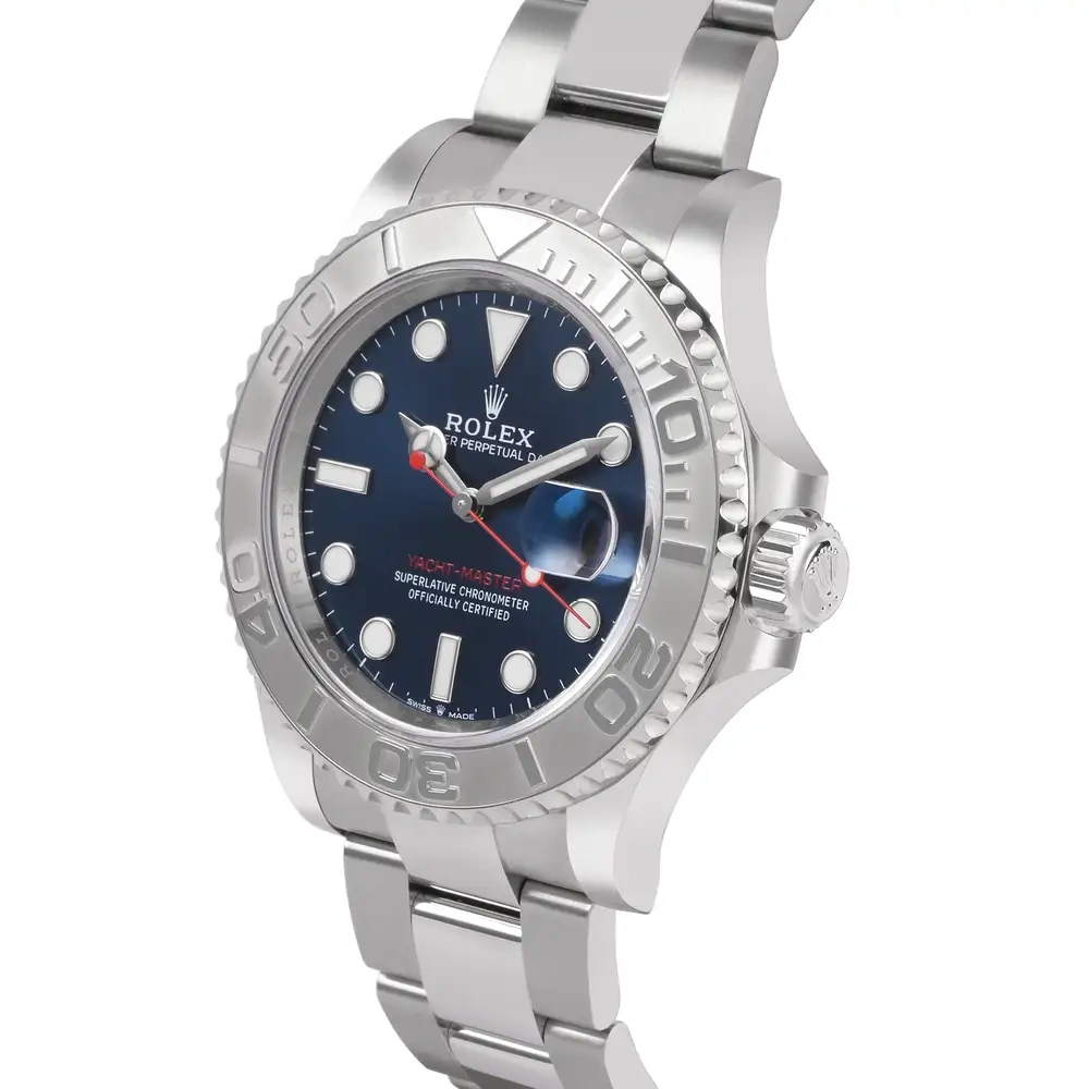 Yacht Master Steel and Platinum Blue Dial