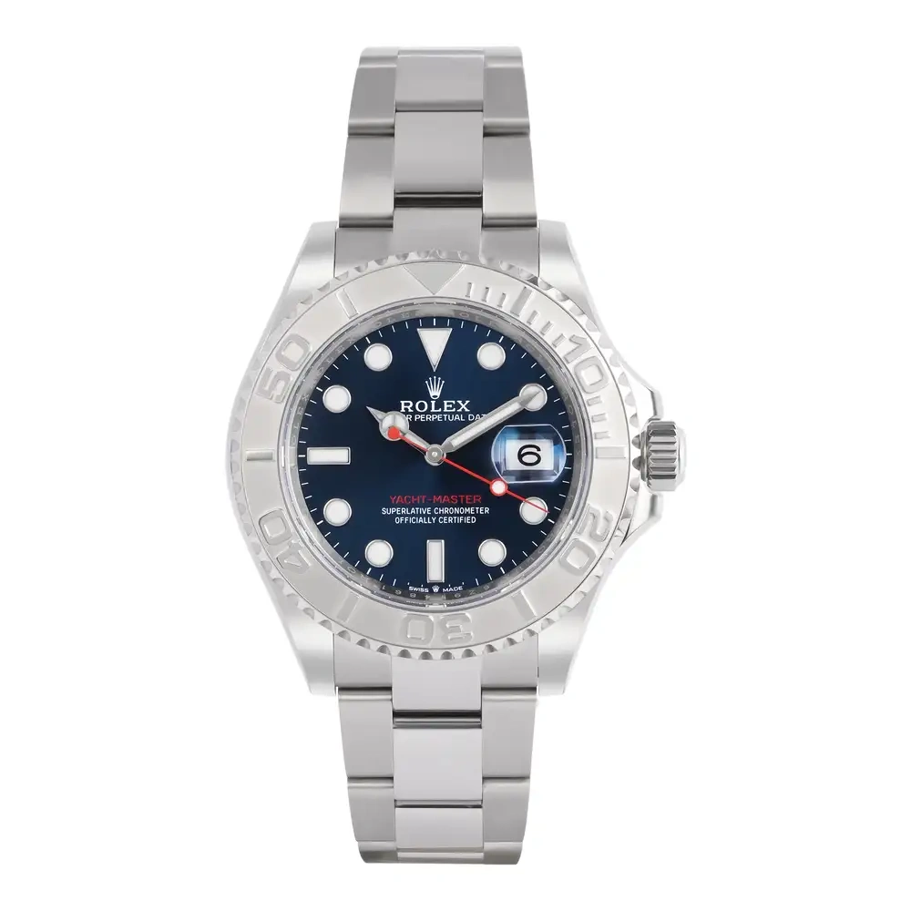 Yacht Master Steel and Platinum Blue Dial