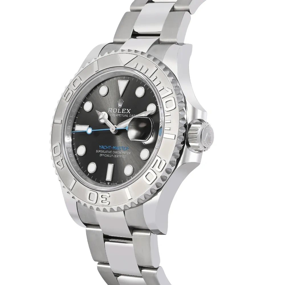 Yacht Master Steel and Platinum Slate Dial