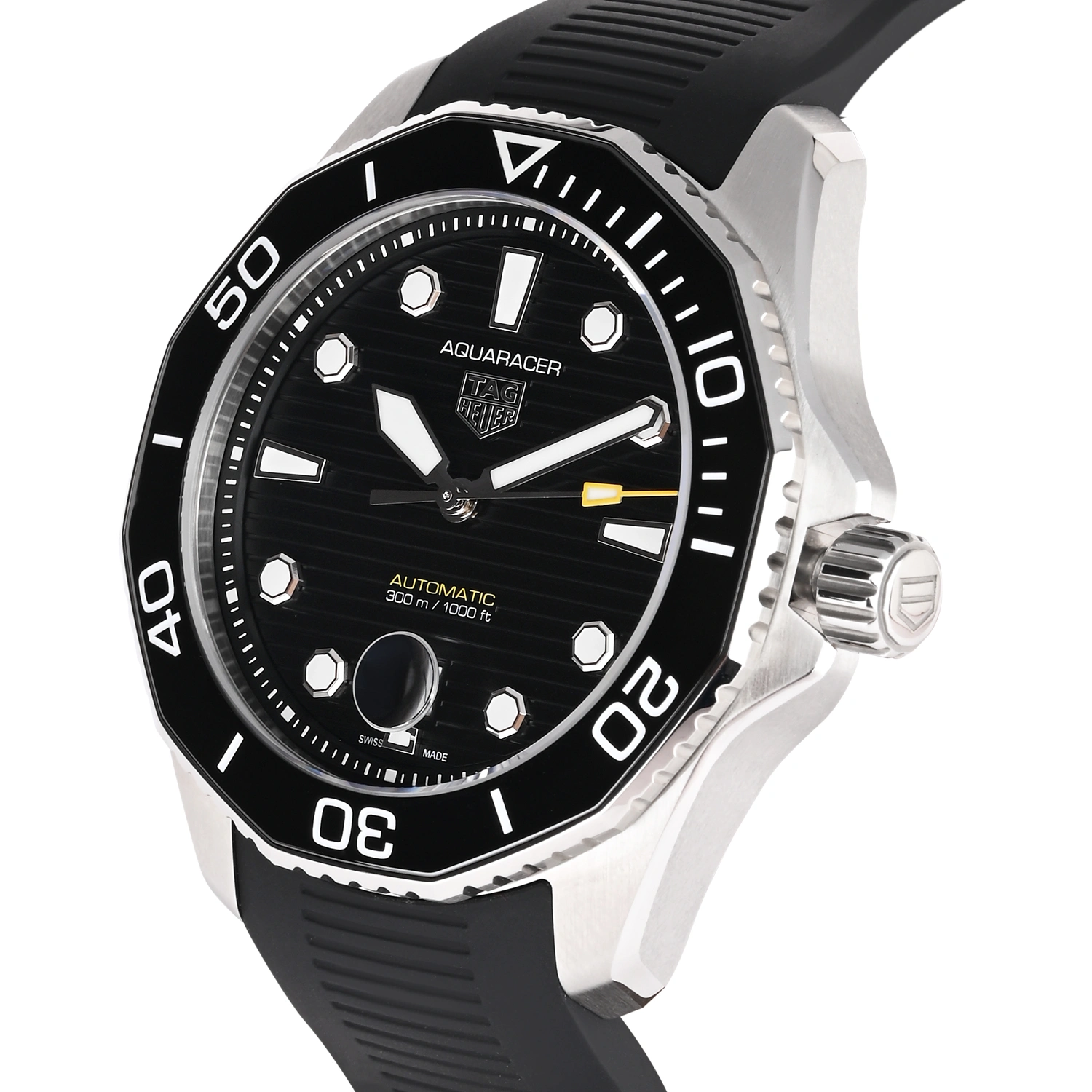 Aquaracer Automatic Black Dial Men’s Watch