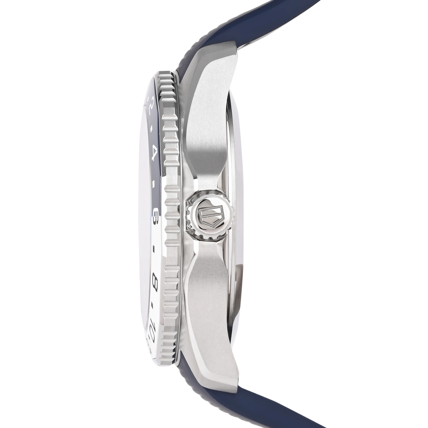 Aquaracer GMT Blue Dial Blue Rubber Strap Men’s Watch