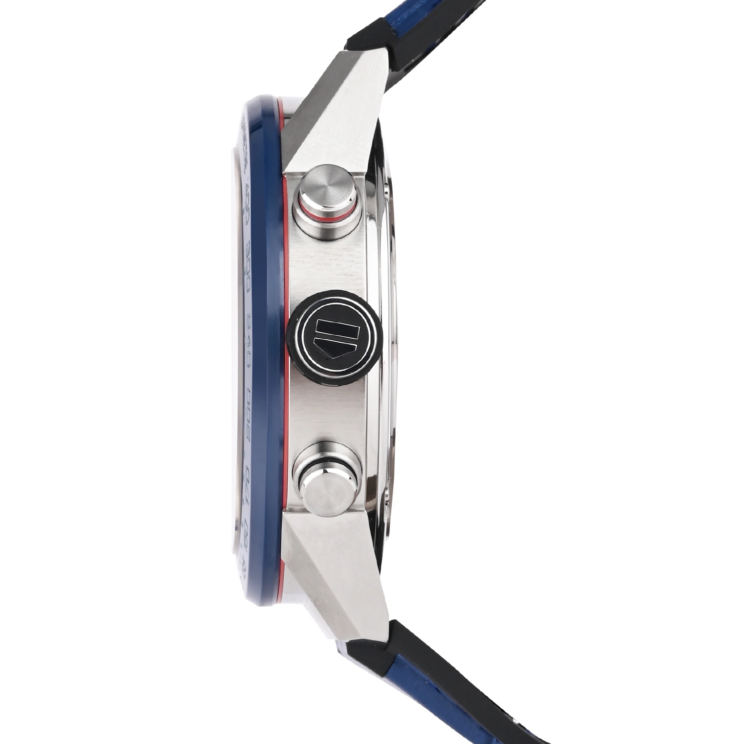 Carrera Calibre Heuer 02T Chronograph Tourbillon Skeleton Dial Blue Bezel