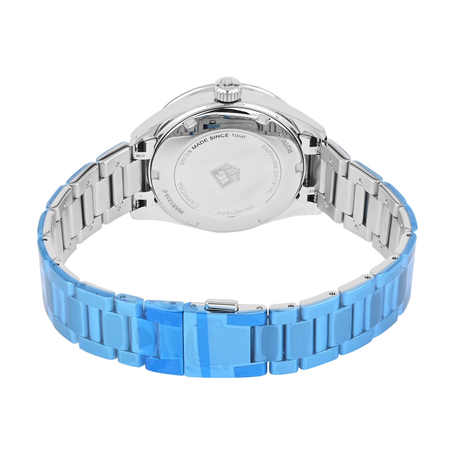 Carrera Quartz Diamond Bezel Silver Dial Steel Bracelet
