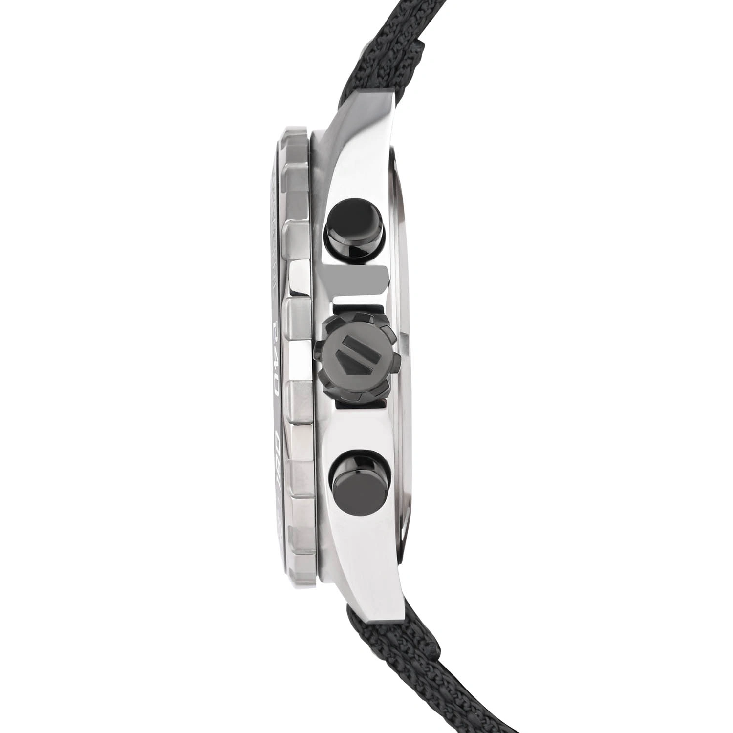 Formula 1 Quartz Chronograph Grey Dial Yellow Accents Fabric Strap