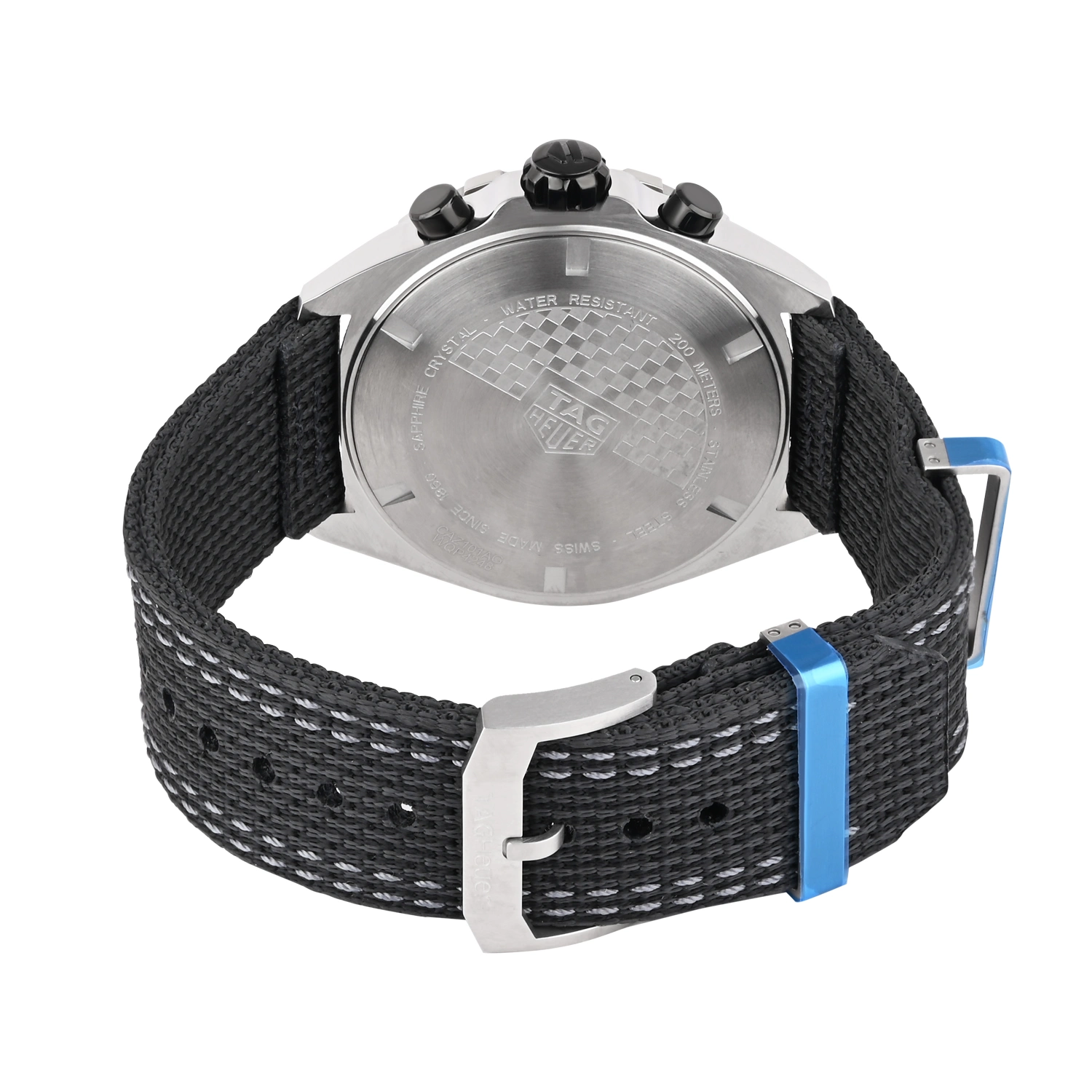 Formula 1 Quartz Chronograph Grey Dial Yellow Accents Fabric Strap