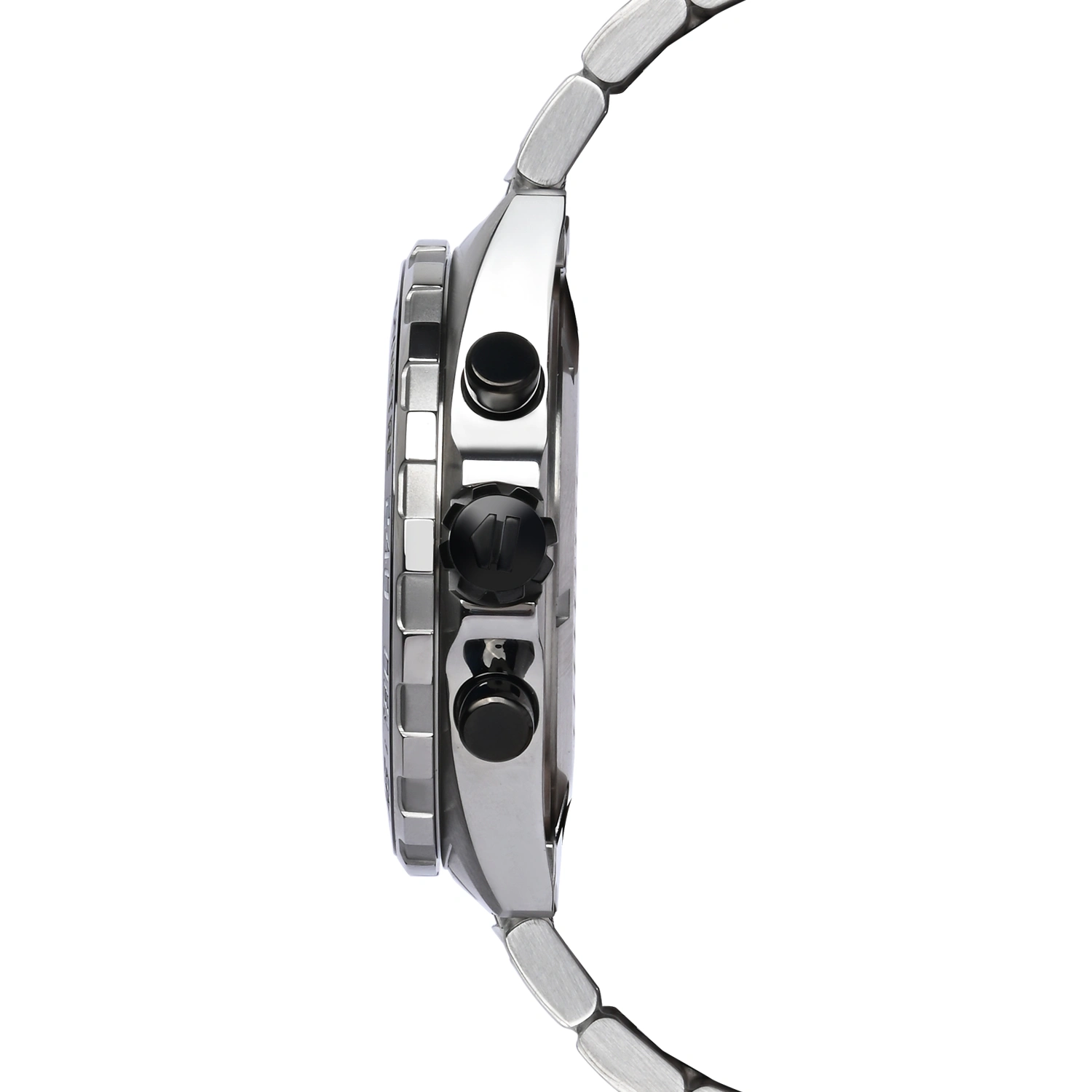 Formula 1 Quartz Chronograph Grey Dial Yellow Accents Steel Bracelet