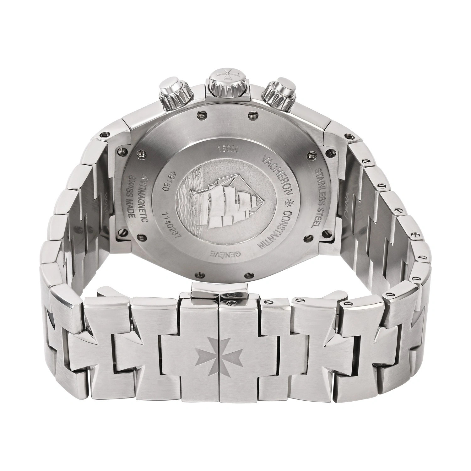Overseas Chronograph White Dial