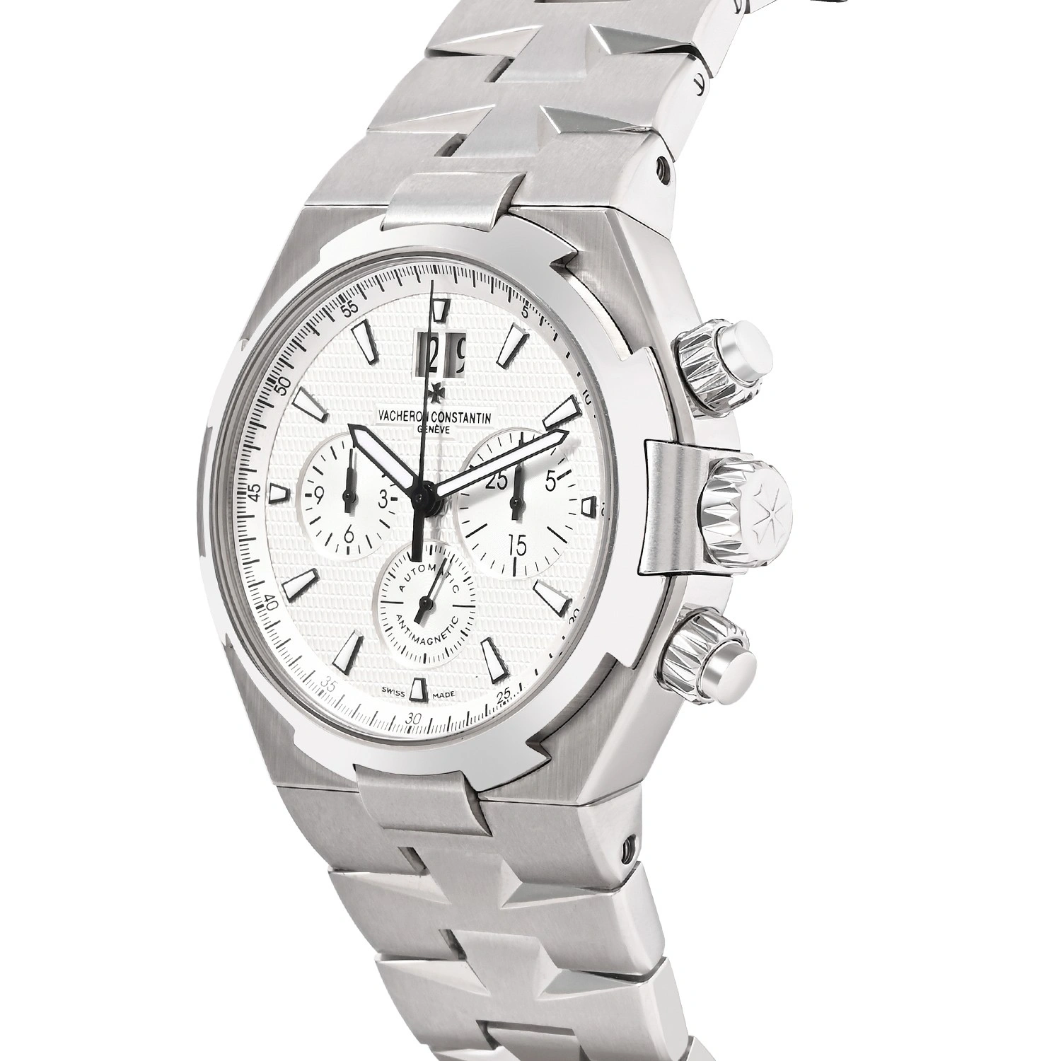 Overseas Chronograph White Dial
