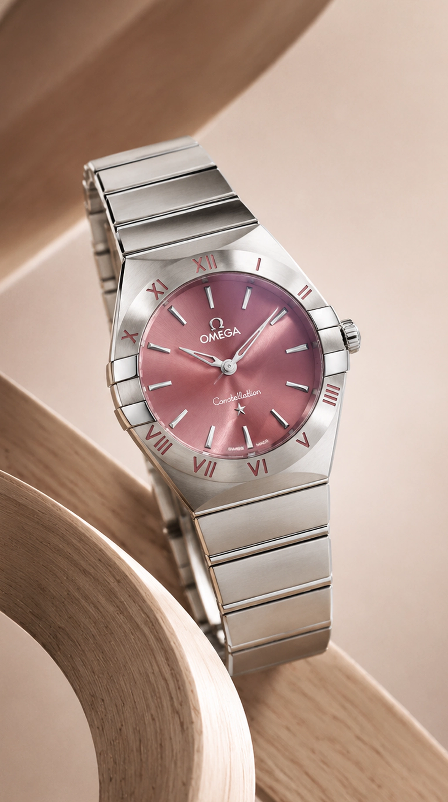 Omega Constellation Rose Dial