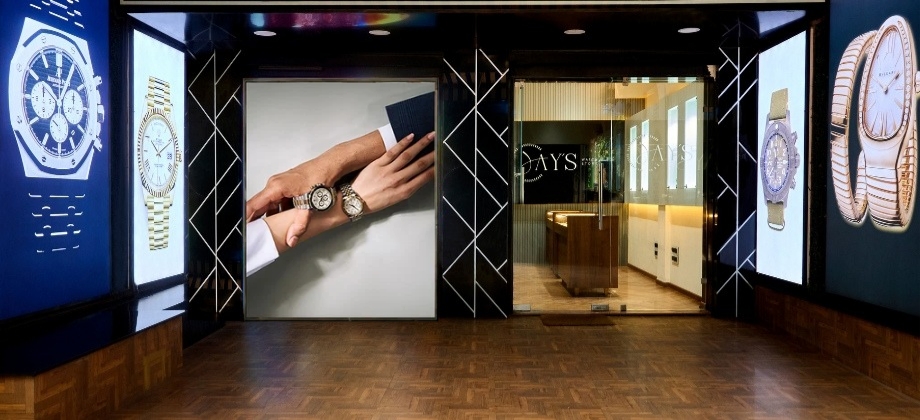 Inside View of Jay's Watch Store